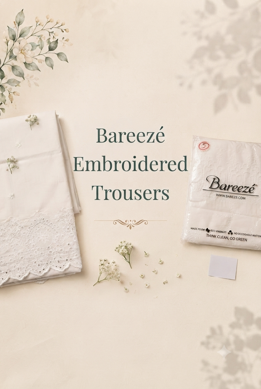 Embroidered trousers