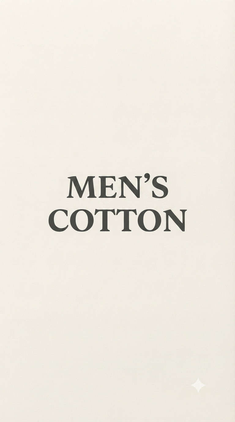 Men - cotton