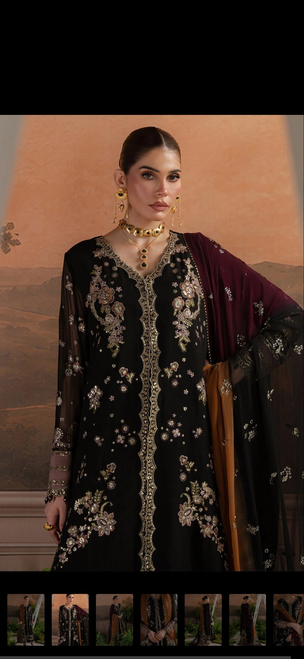 Am-48 nureh chiffon luxury