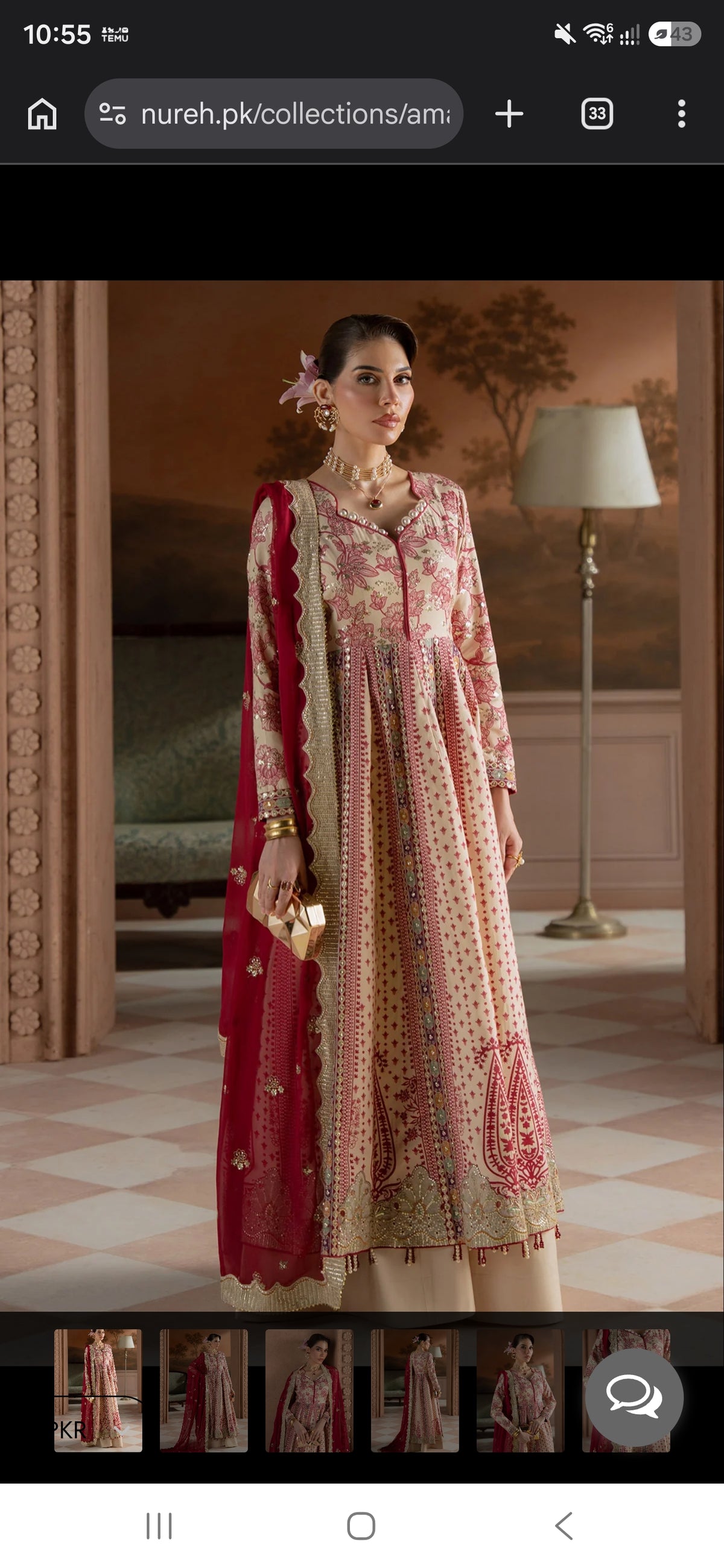 Am-46 nureh luxury chiffon collection