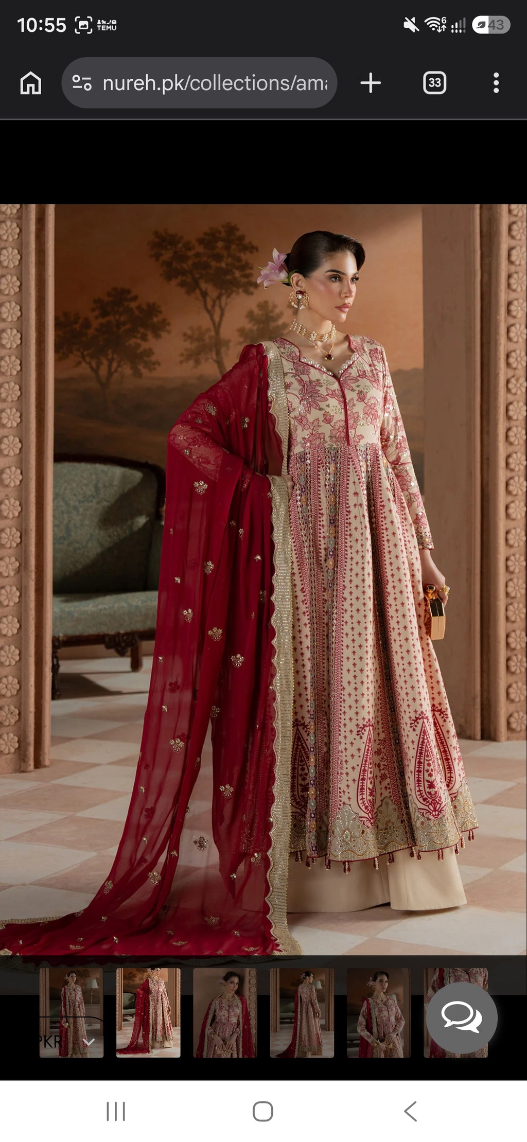 Am-46 nureh luxury chiffon collection
