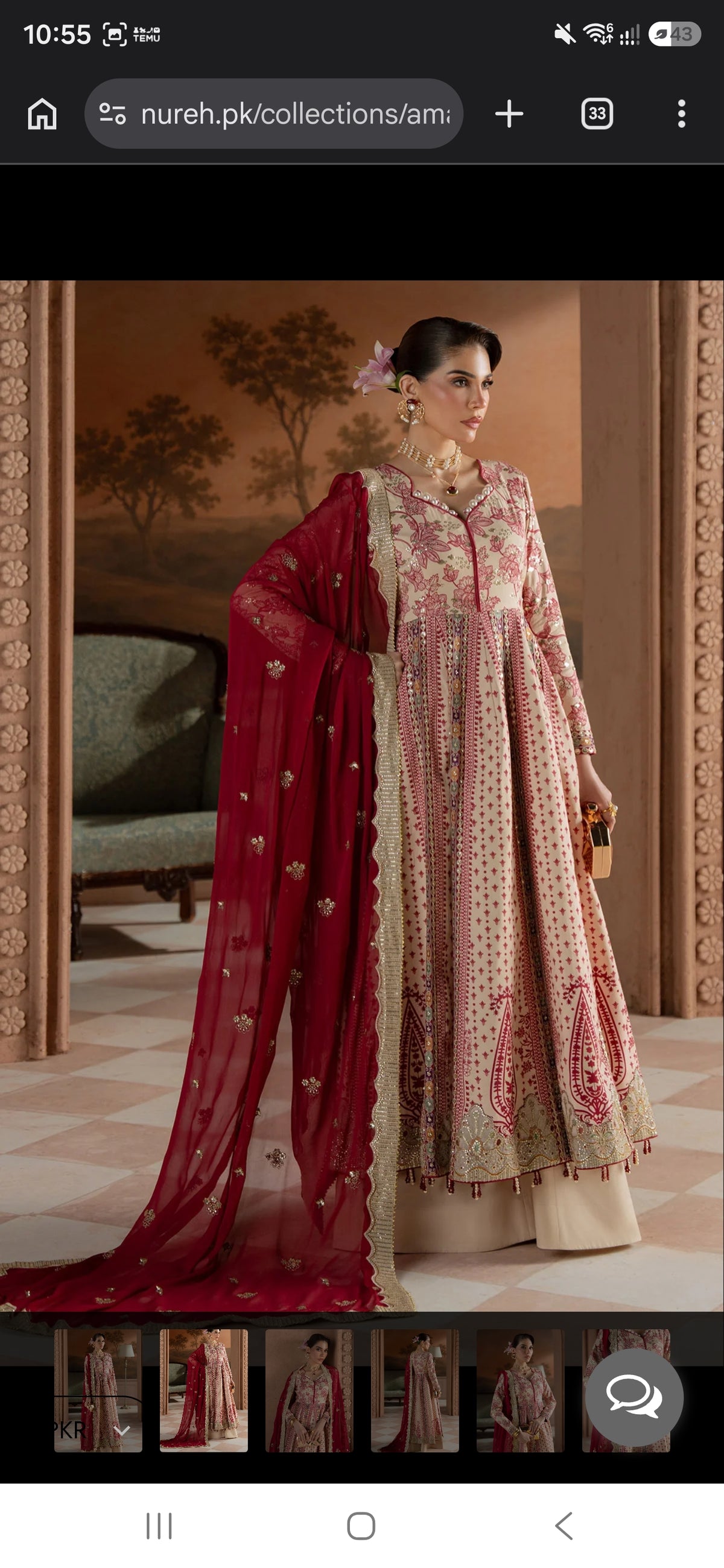 Am-46 nureh luxury chiffon collection
