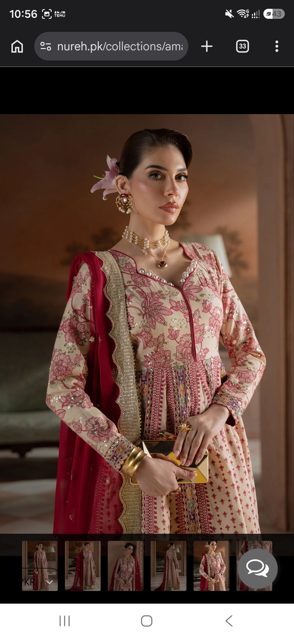 Am-46 nureh luxury chiffon collection
