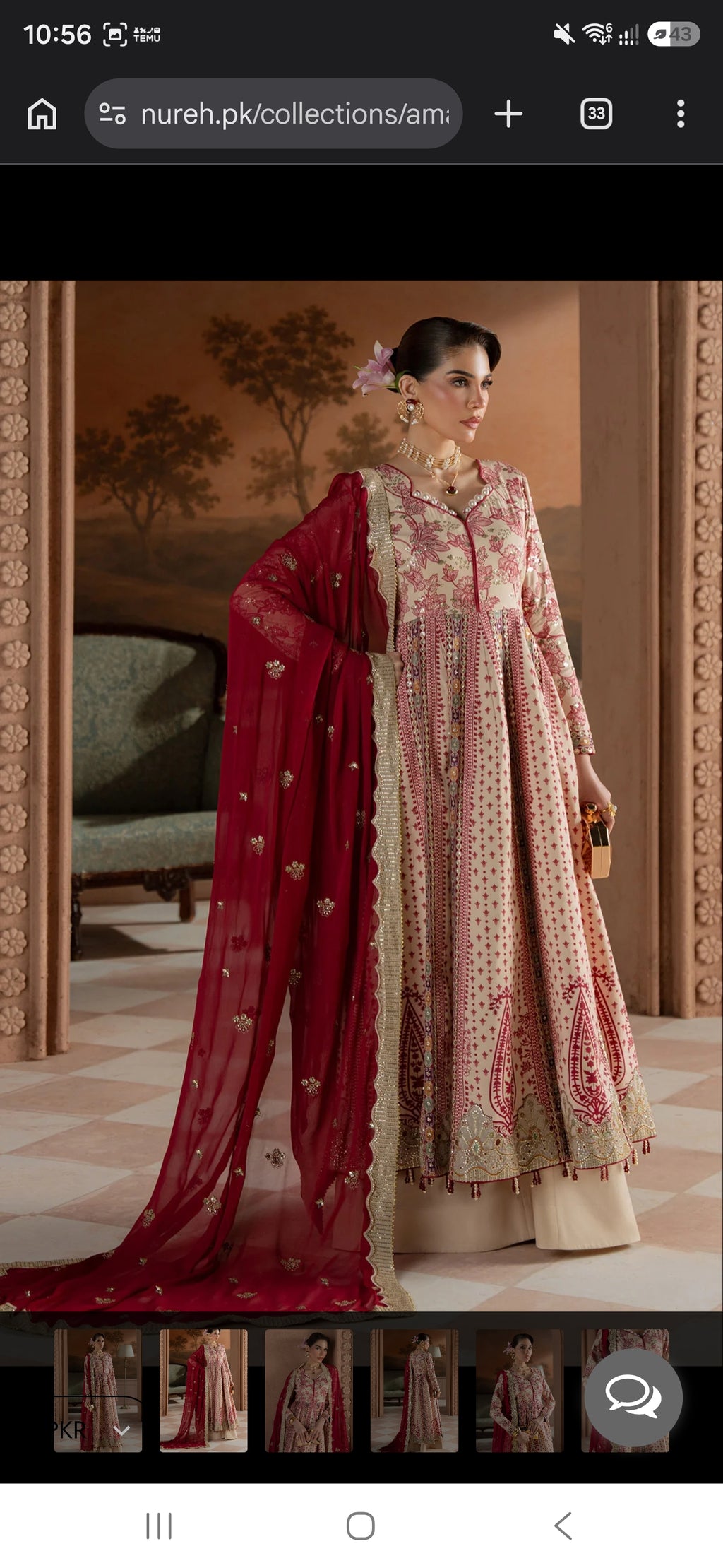 Am-46 nureh luxury chiffon collection
