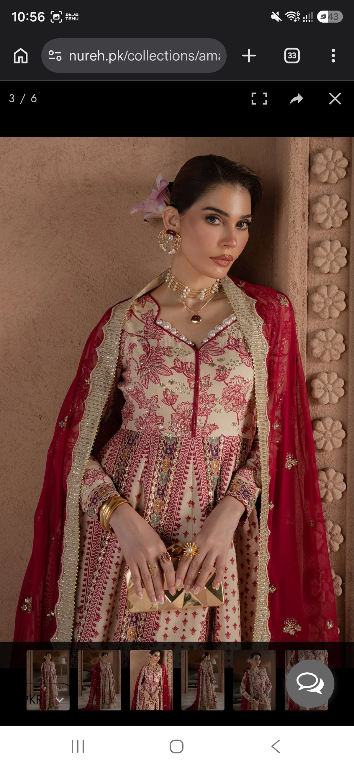 Am-46 nureh luxury chiffon collection