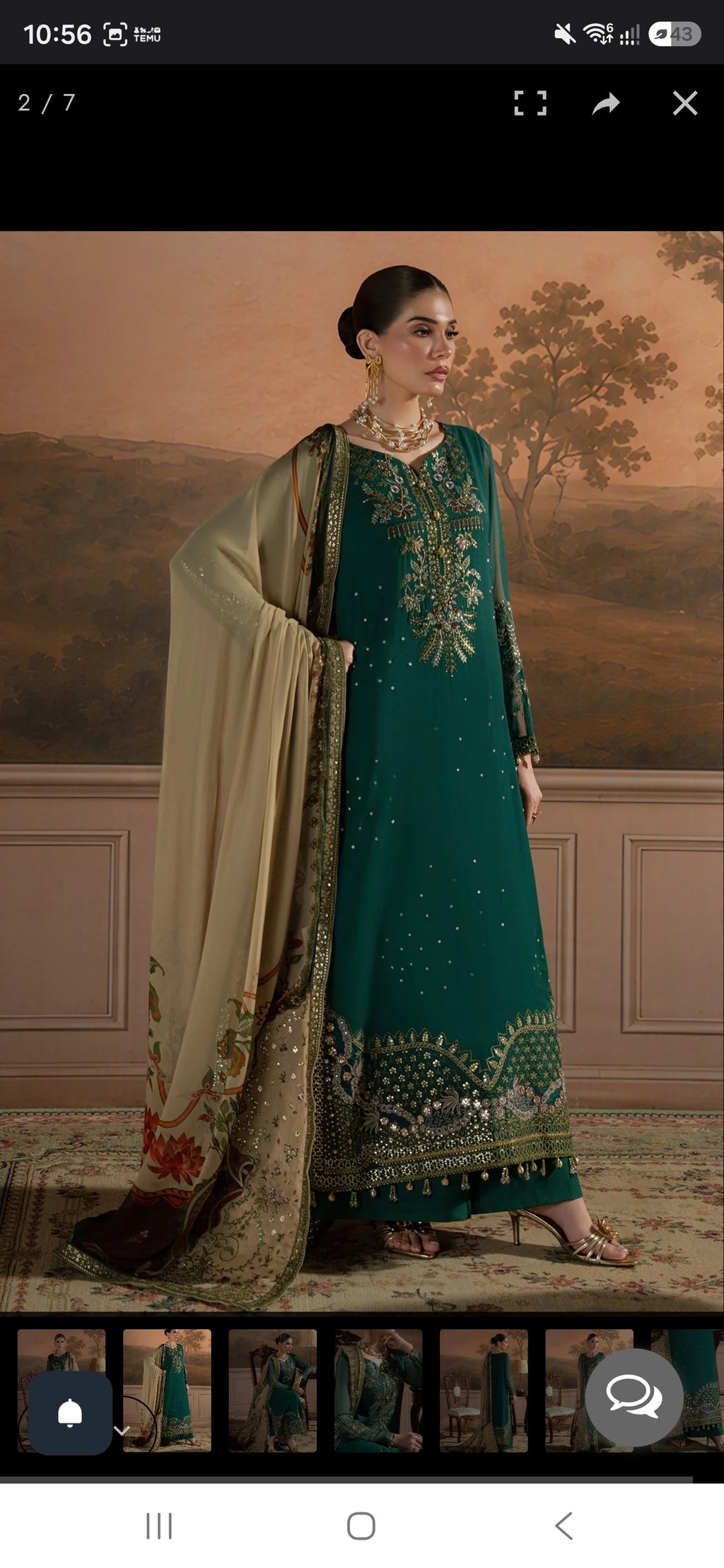 Am-44 nureh chiffon luxury