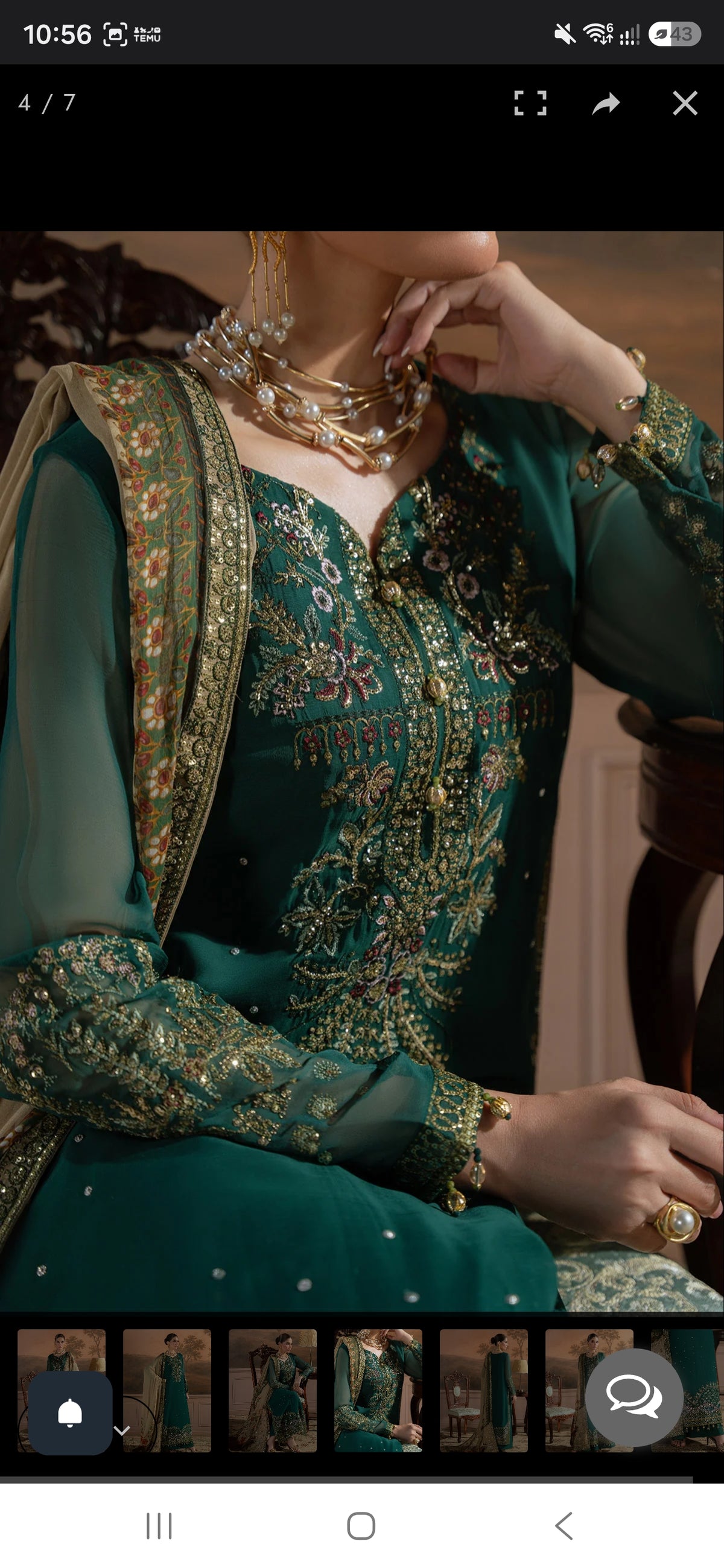Am-44 nureh chiffon luxury