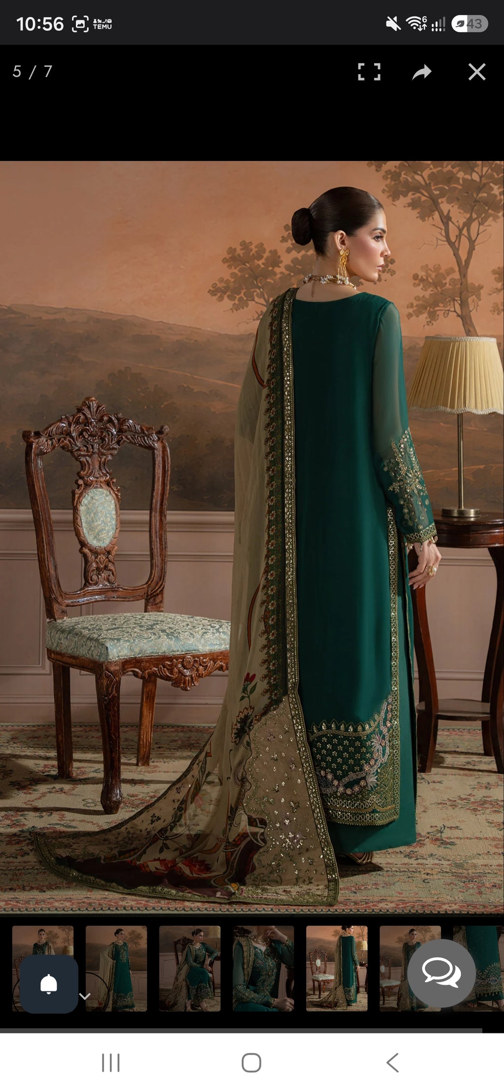 Am-44 nureh chiffon luxury