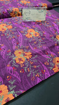 Kerandi allover embroidered with chiffon duppatta
