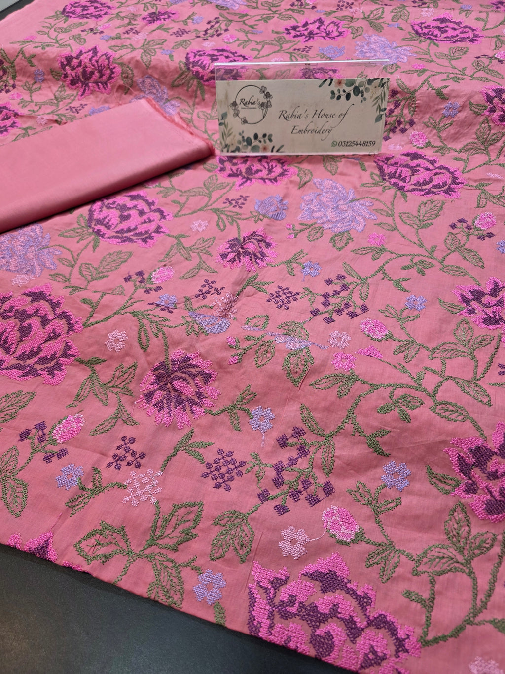Bareeze lawn 3pc allover embroidered