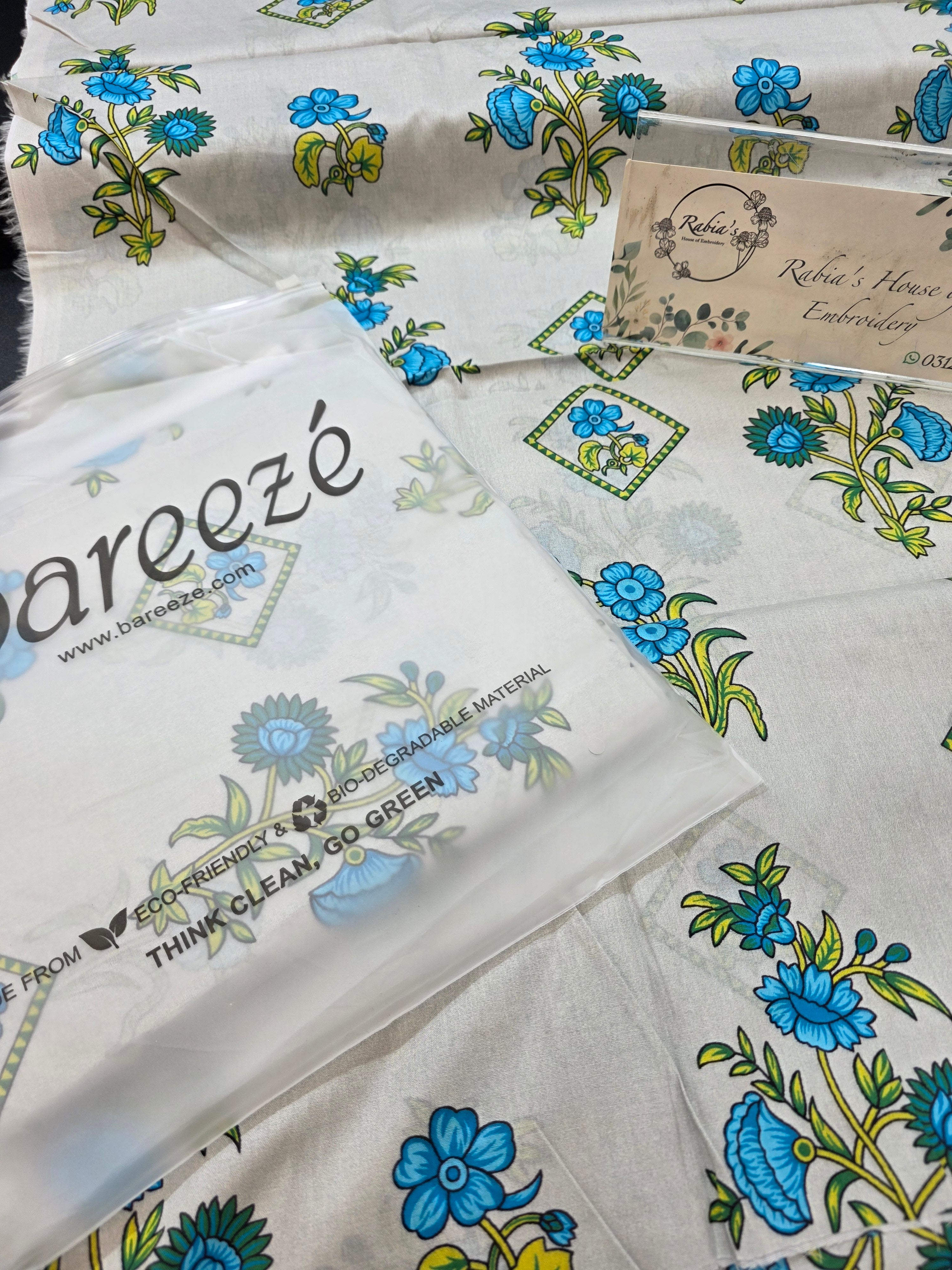 Bareeze lawn 2pc printed
