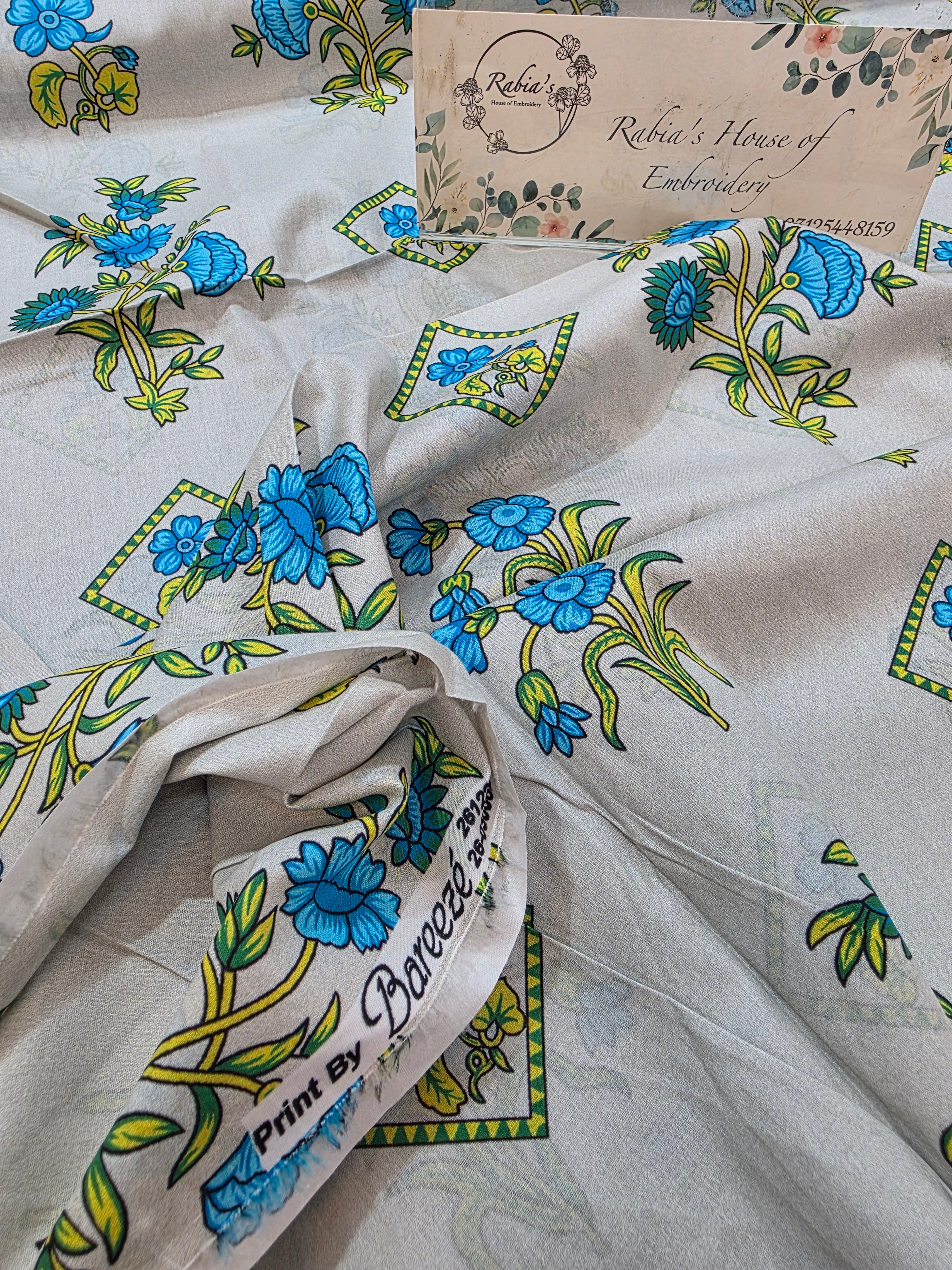 Bareeze lawn 2pc printed