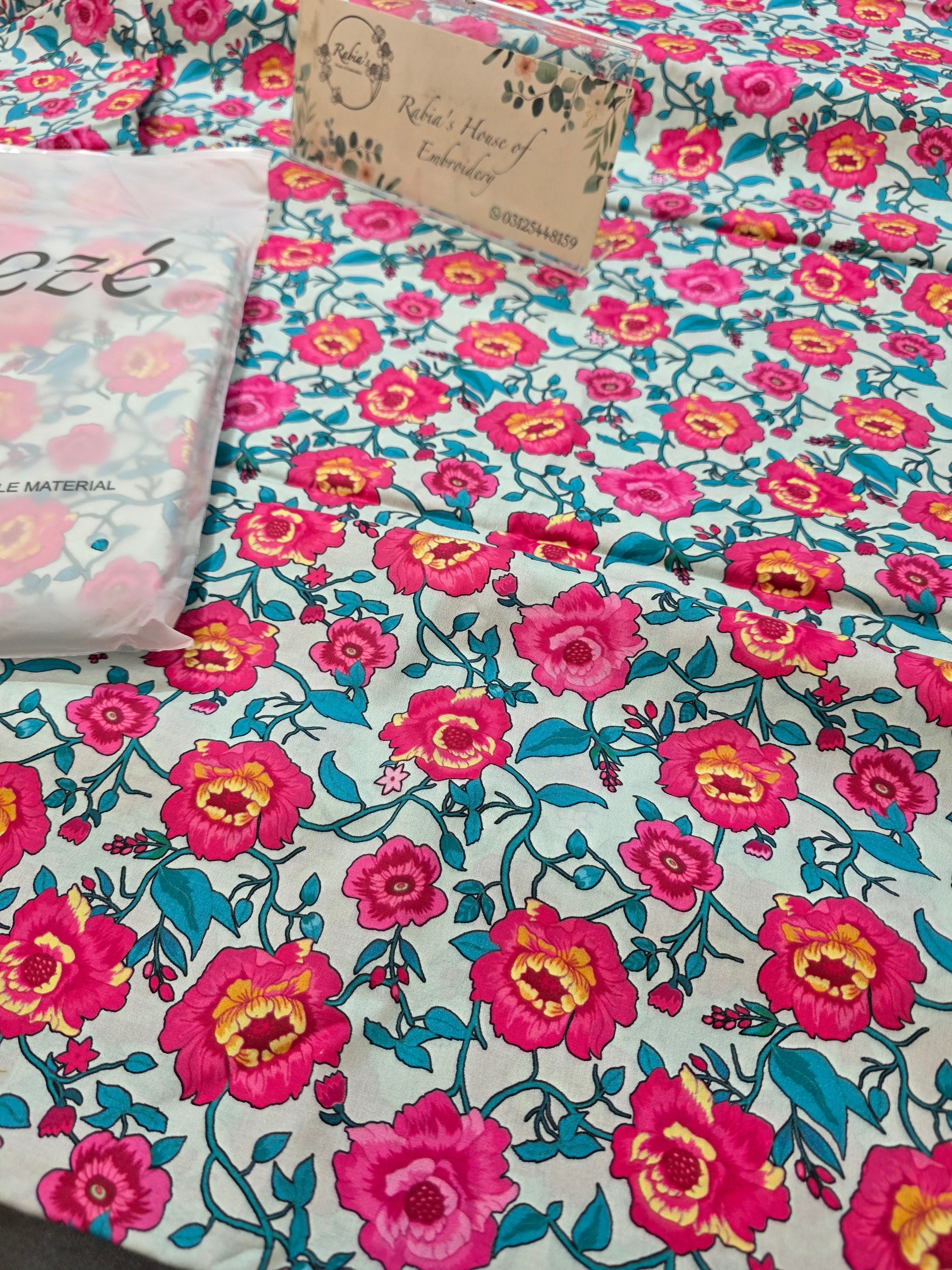 Bareeze lawn 2pc printed
