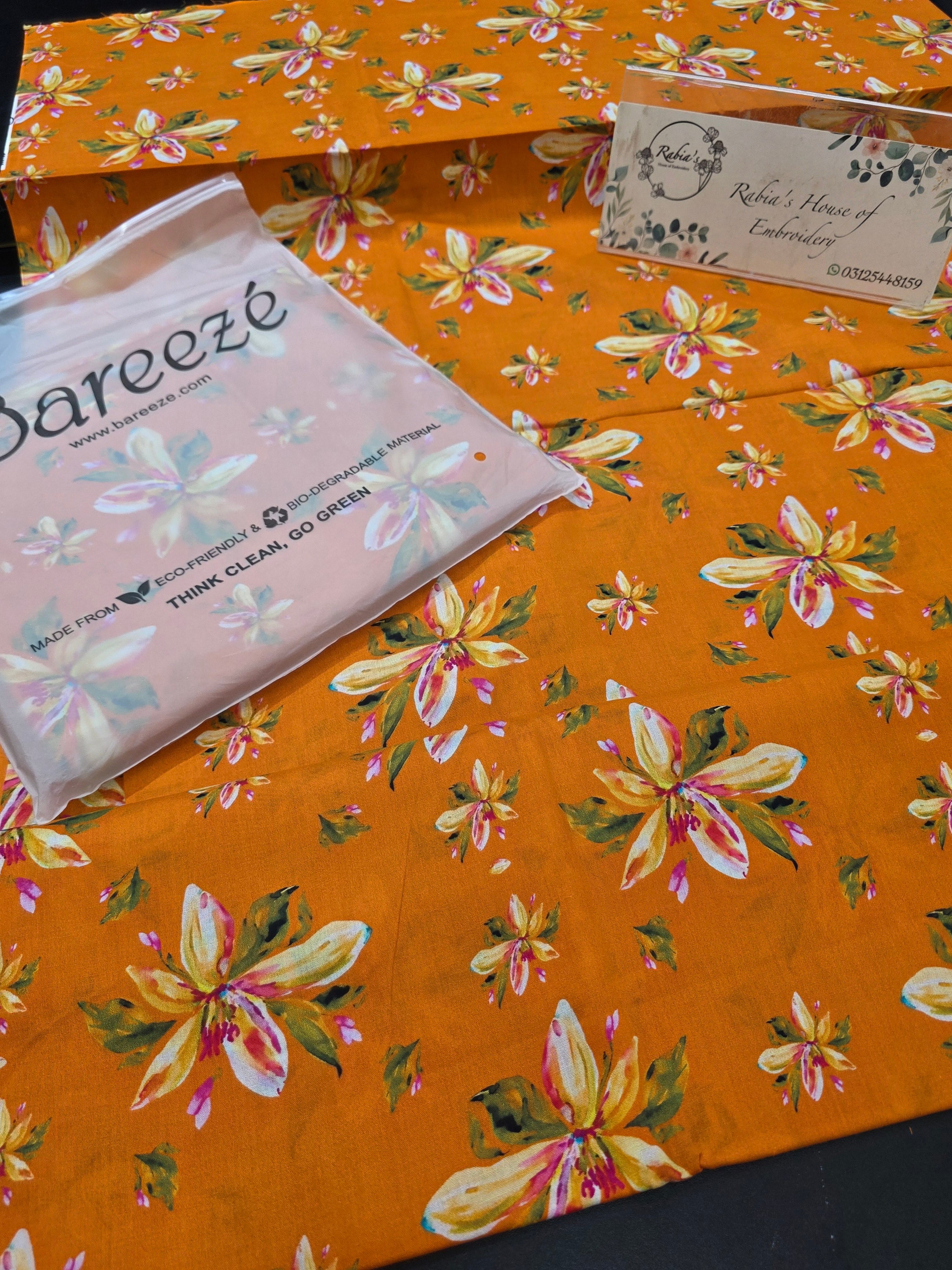 Bareeze lawn 2pc printed