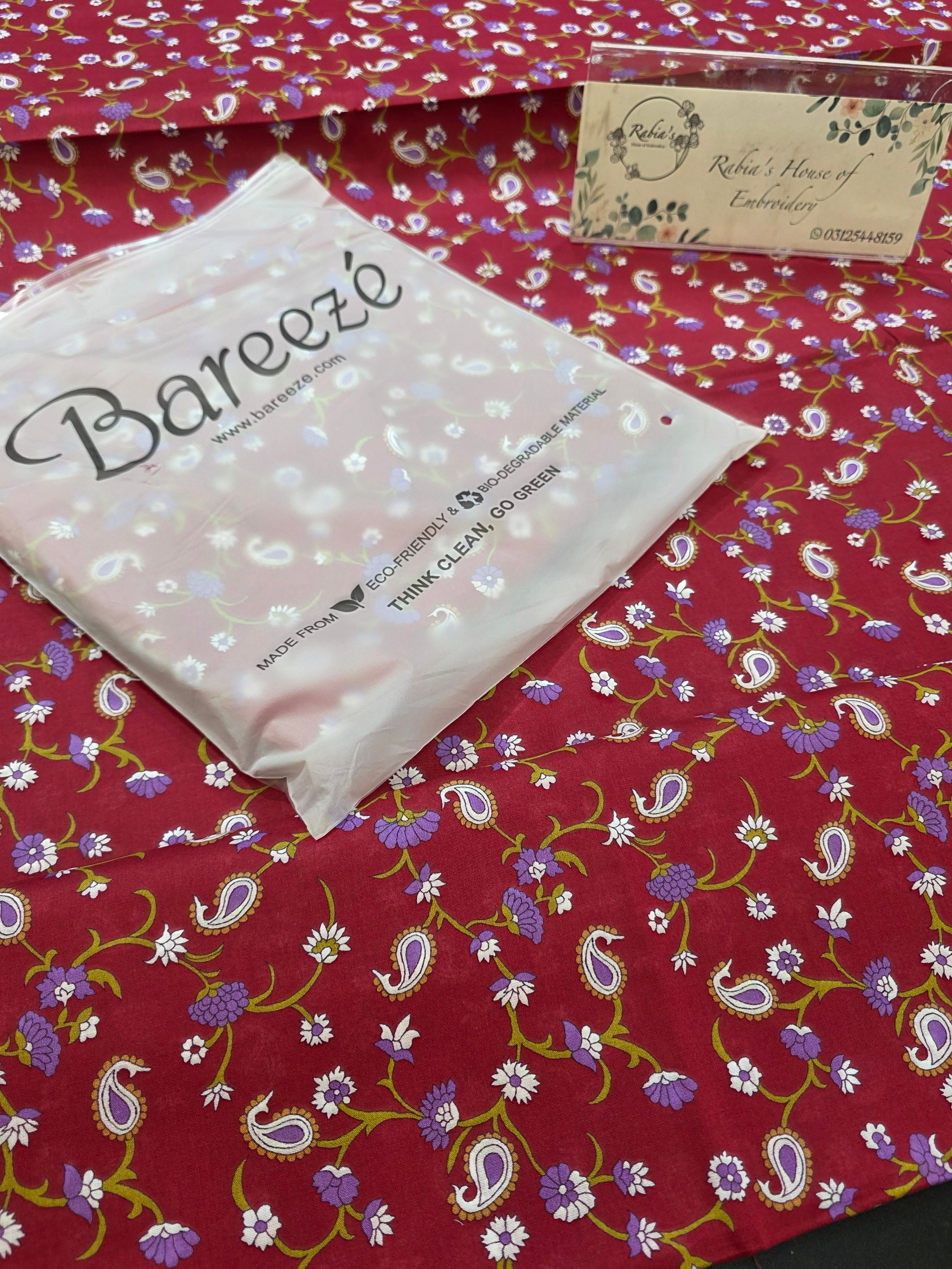 Bareeze lawn 2pc printed