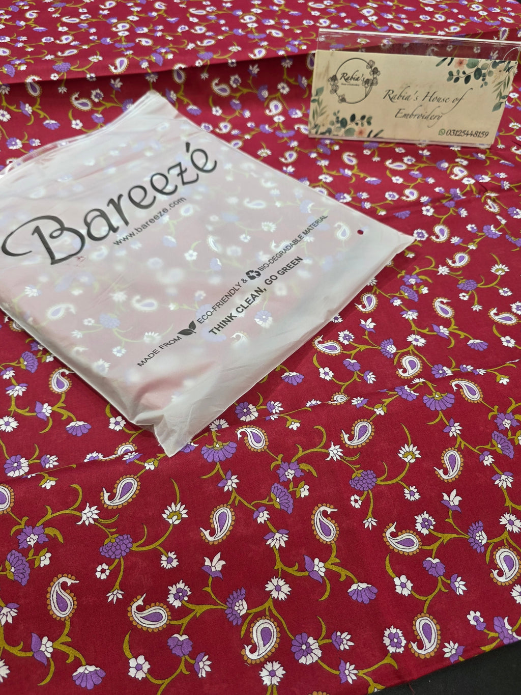 Bareeze lawn 2pc printed