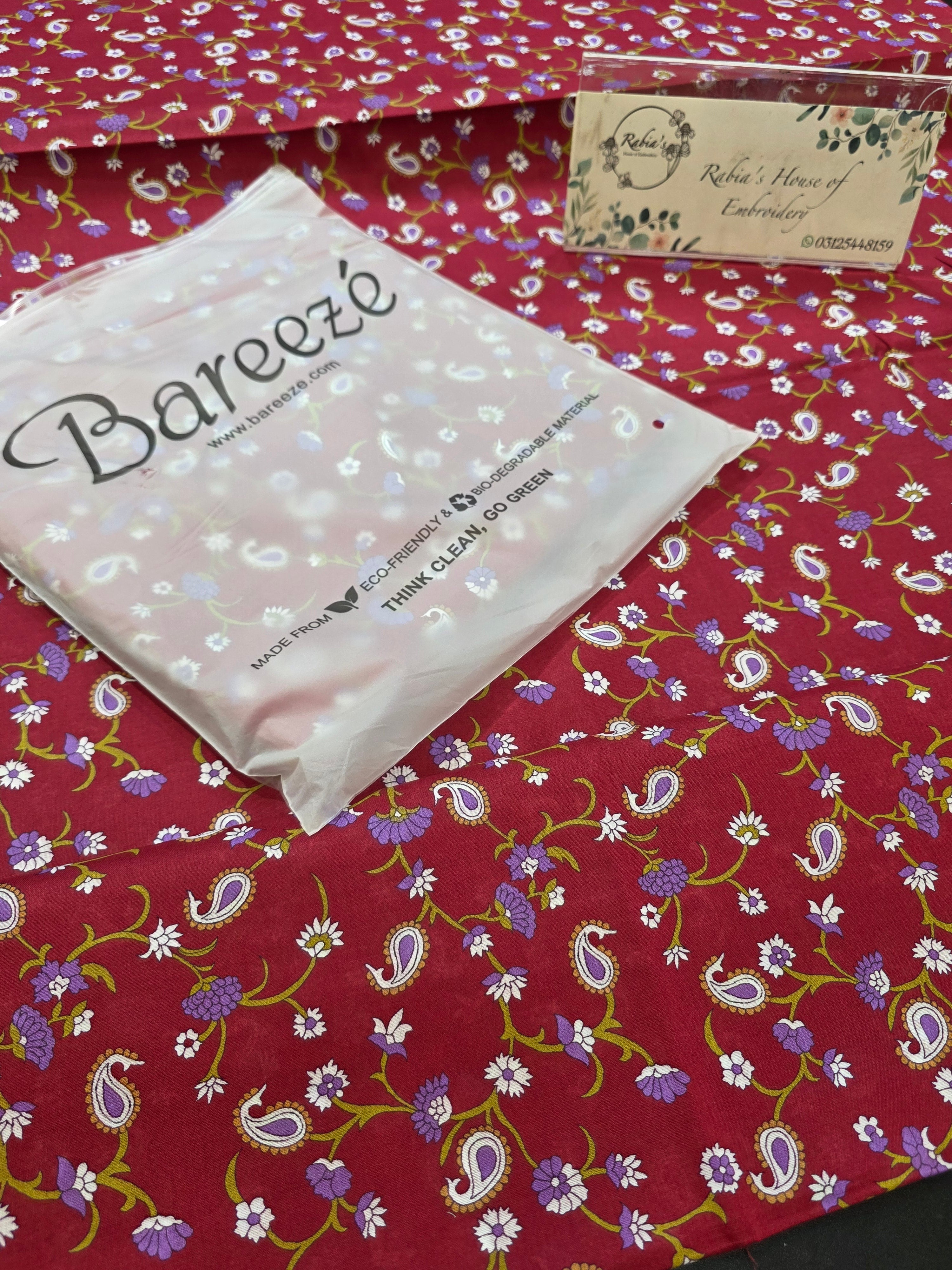 Bareeze lawn 2pc printed