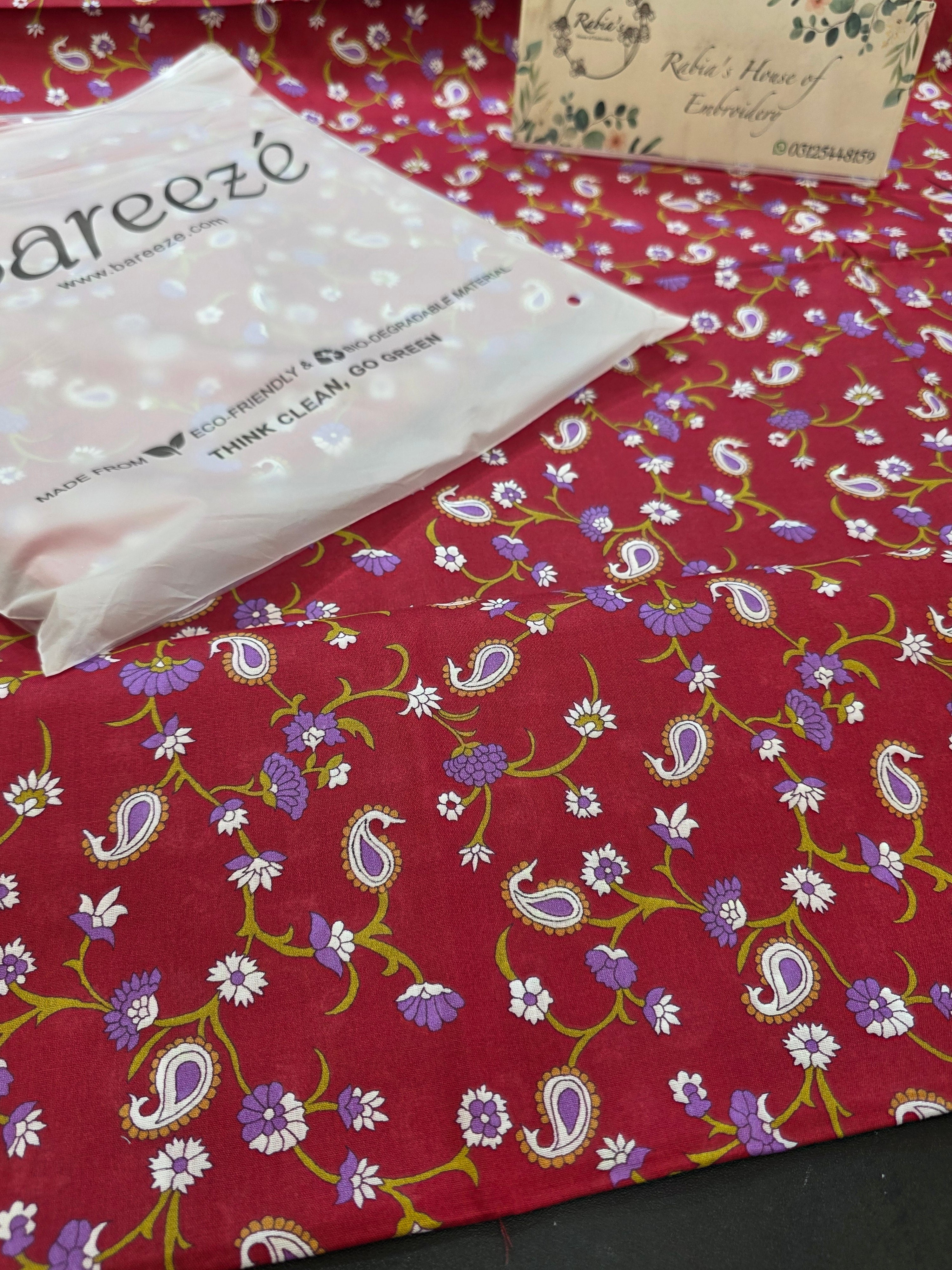 Bareeze lawn 2pc printed