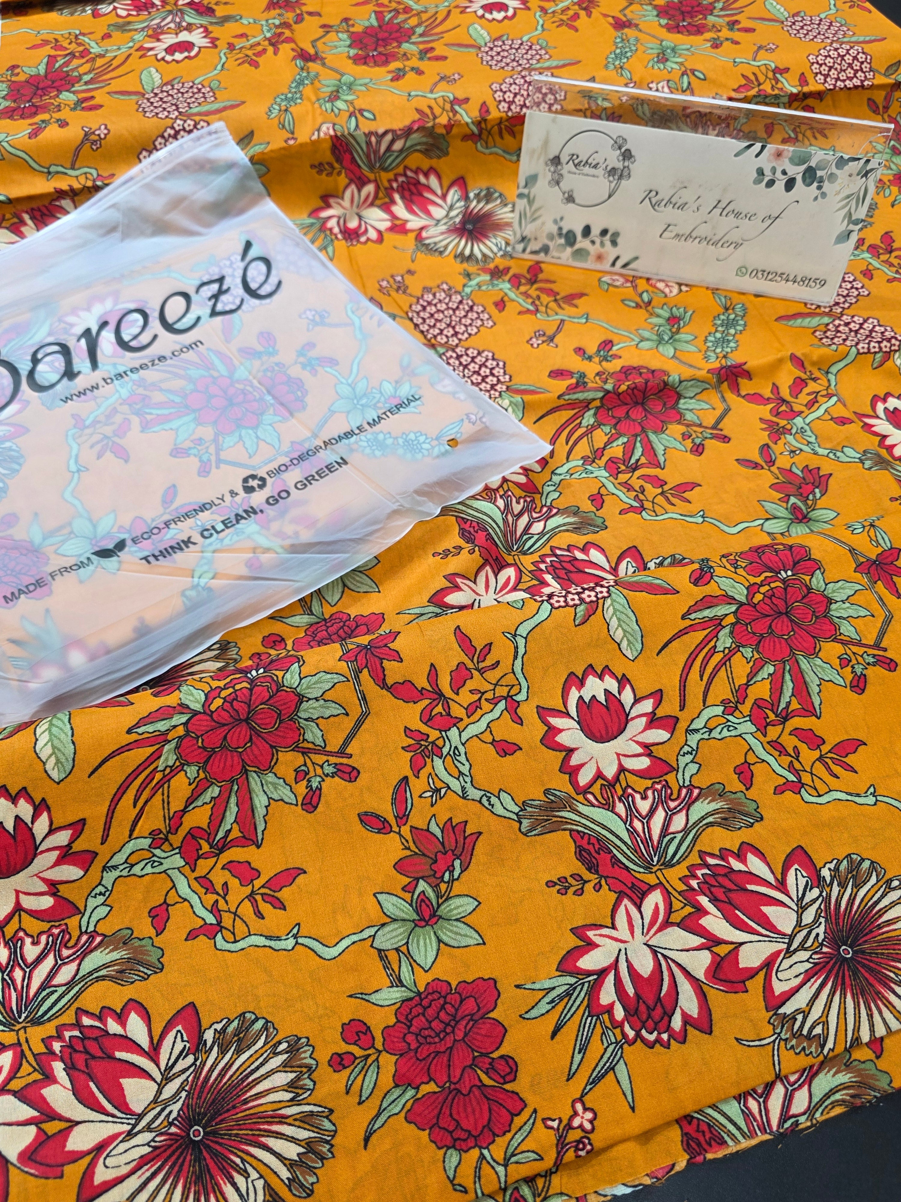 Bareeze lawn 2pc printed