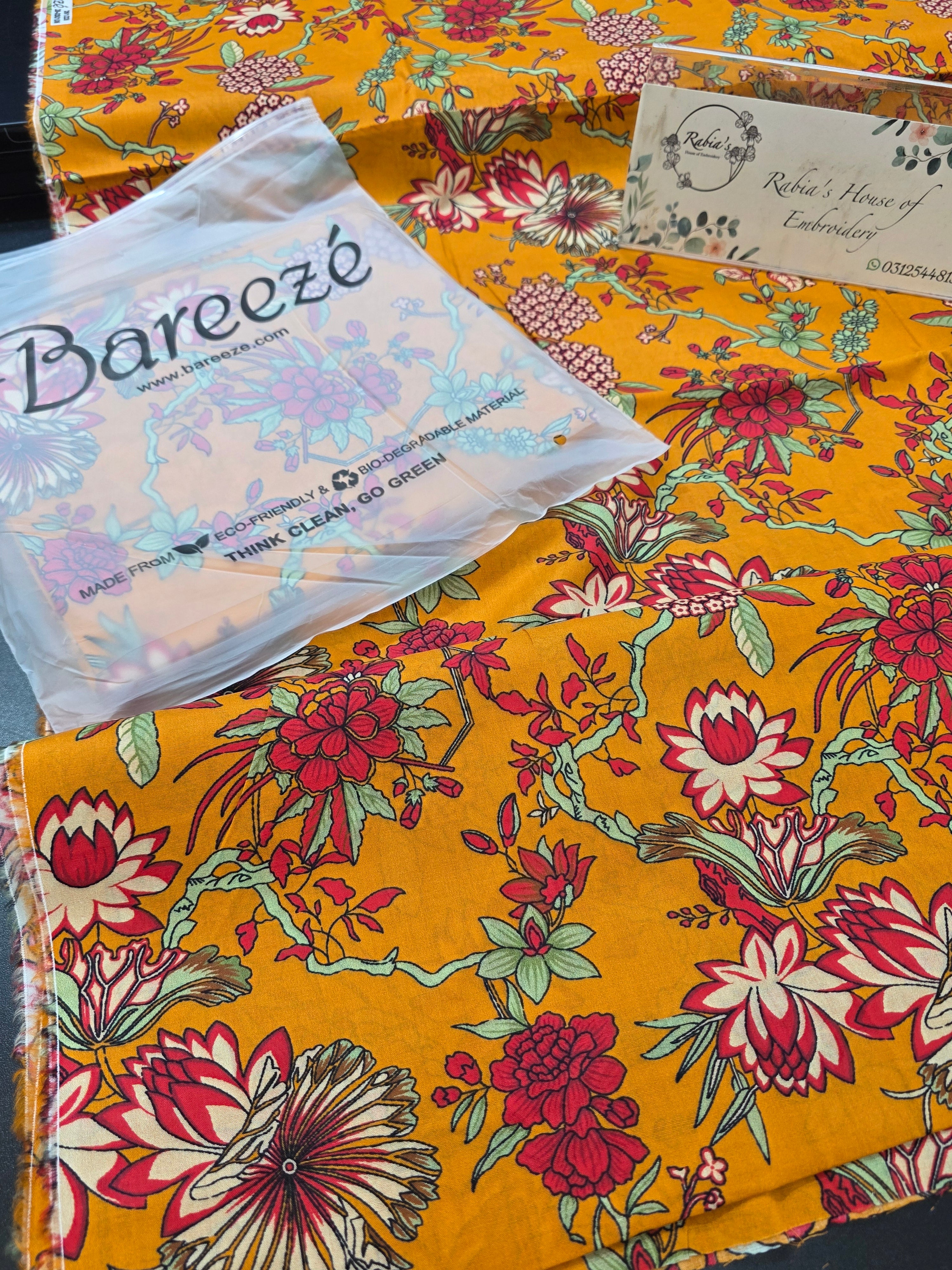 Bareeze lawn 2pc printed