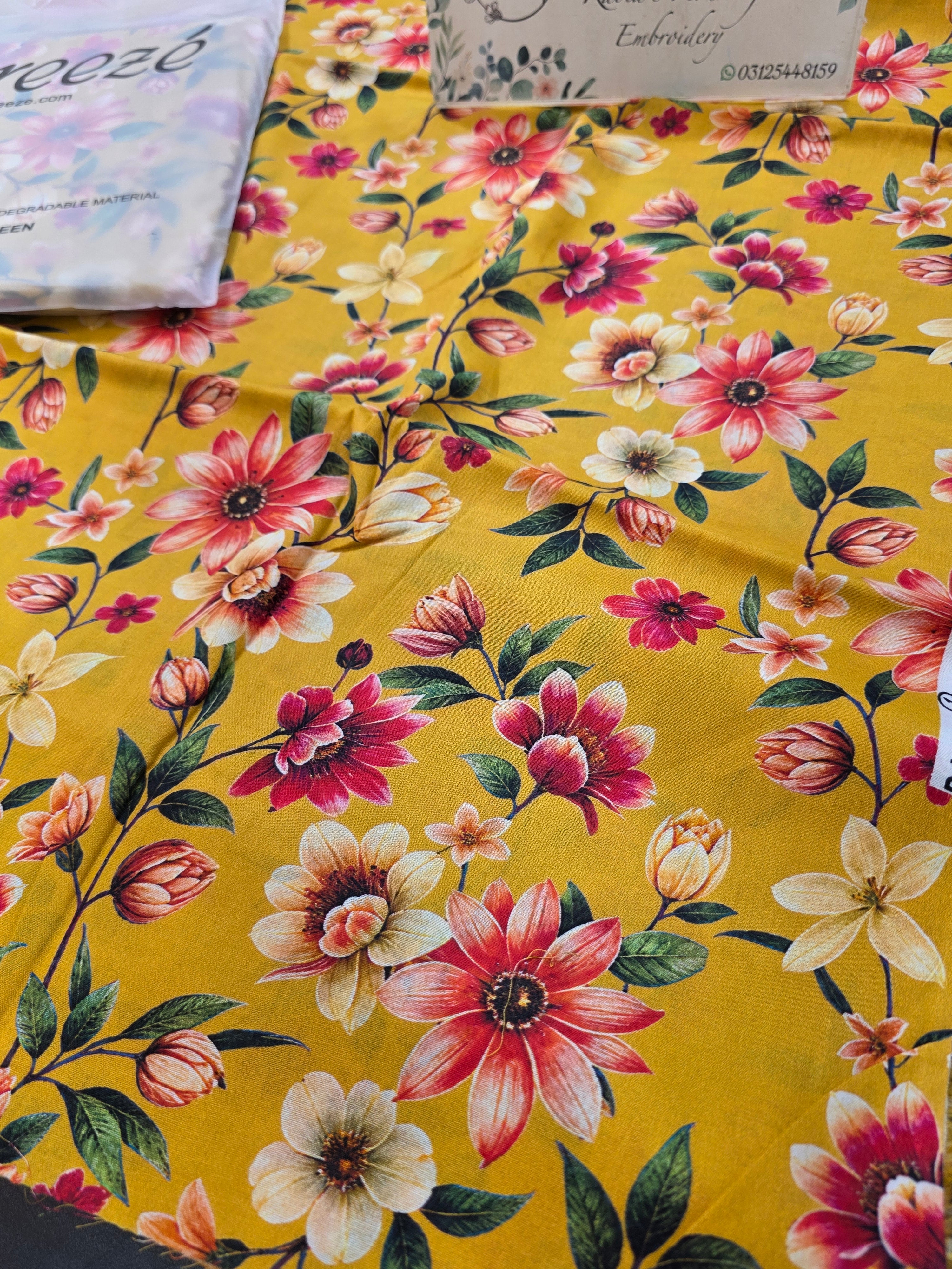 Bareeze lawn 2pc printed