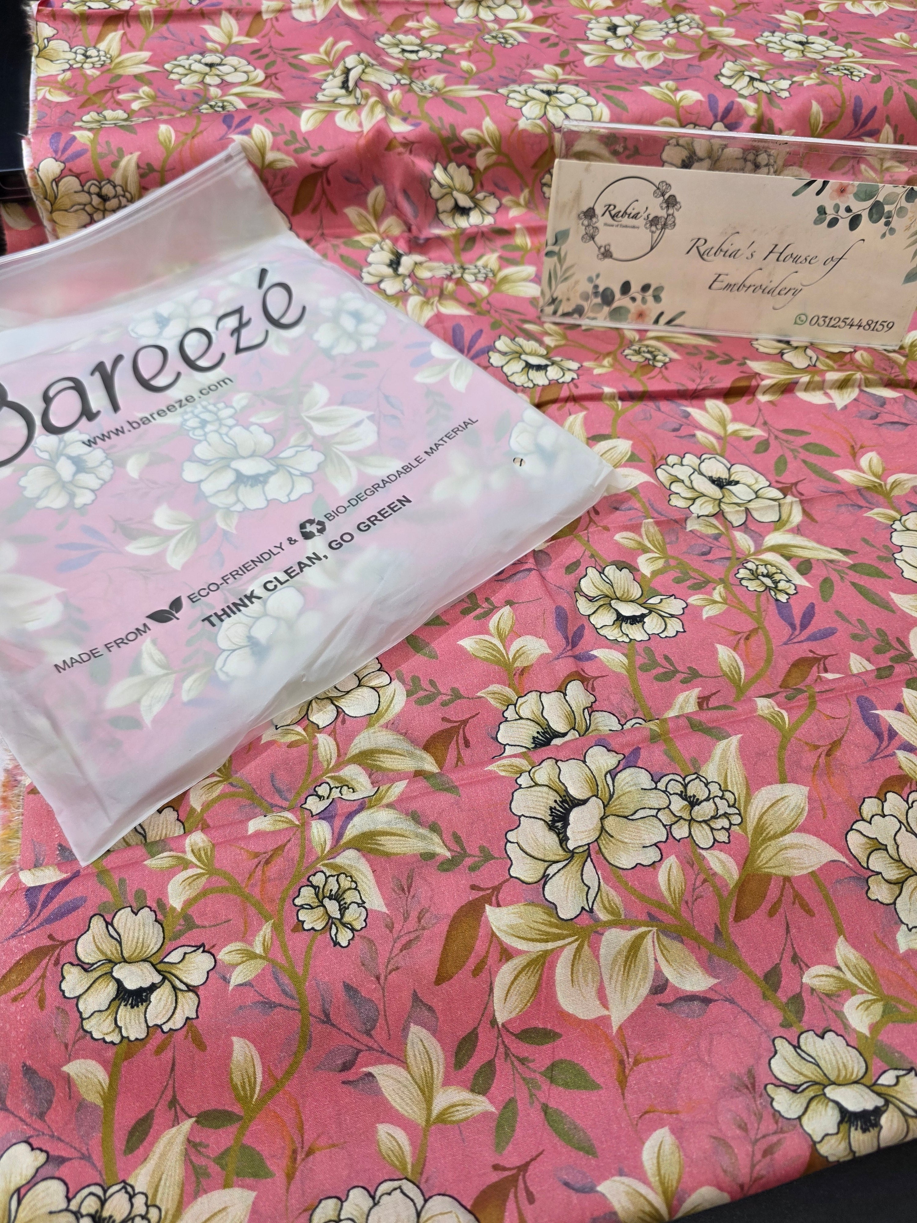 Bareeze lawn 2pc printed