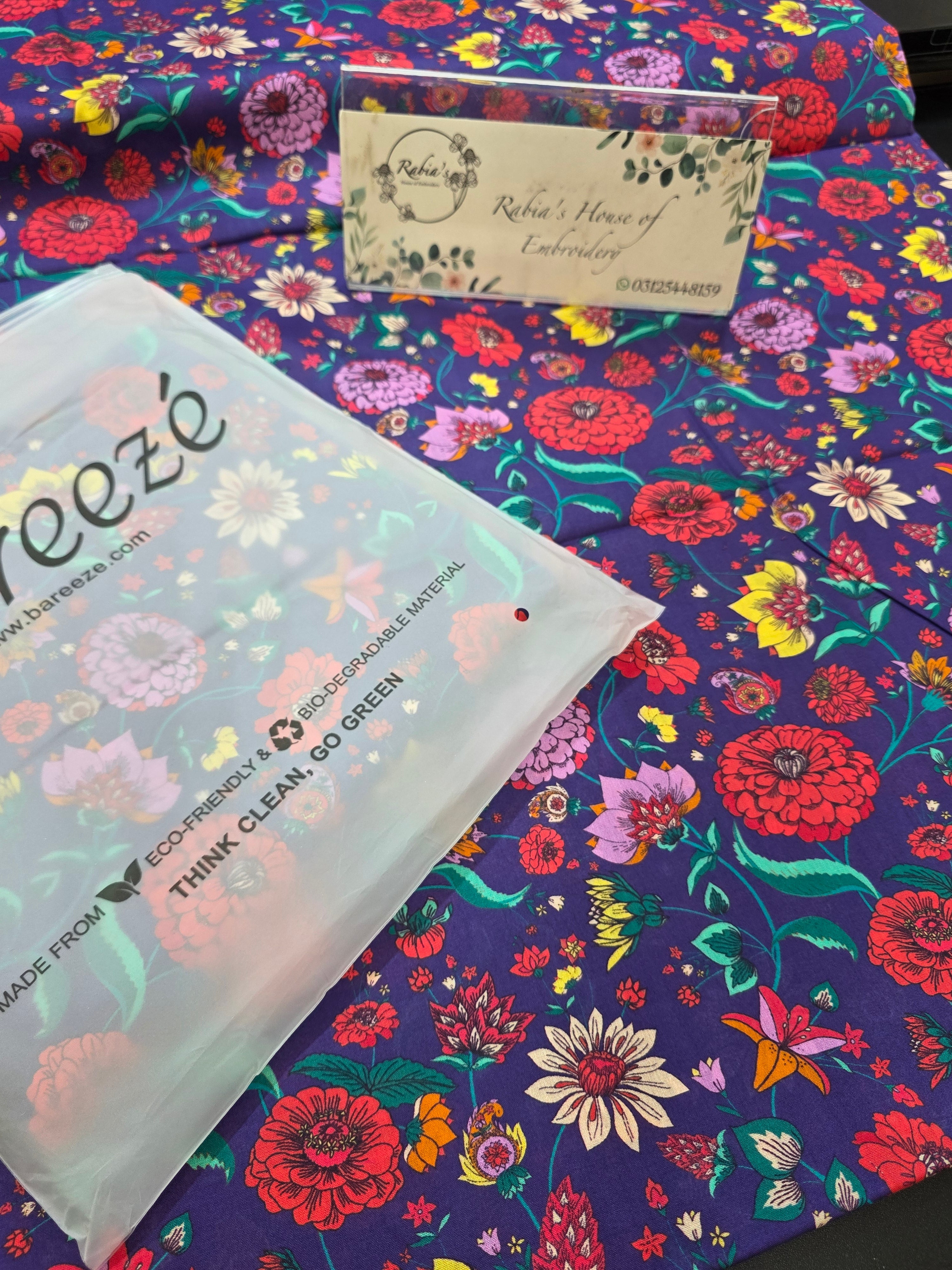 Bareeze lawn 2pc printed