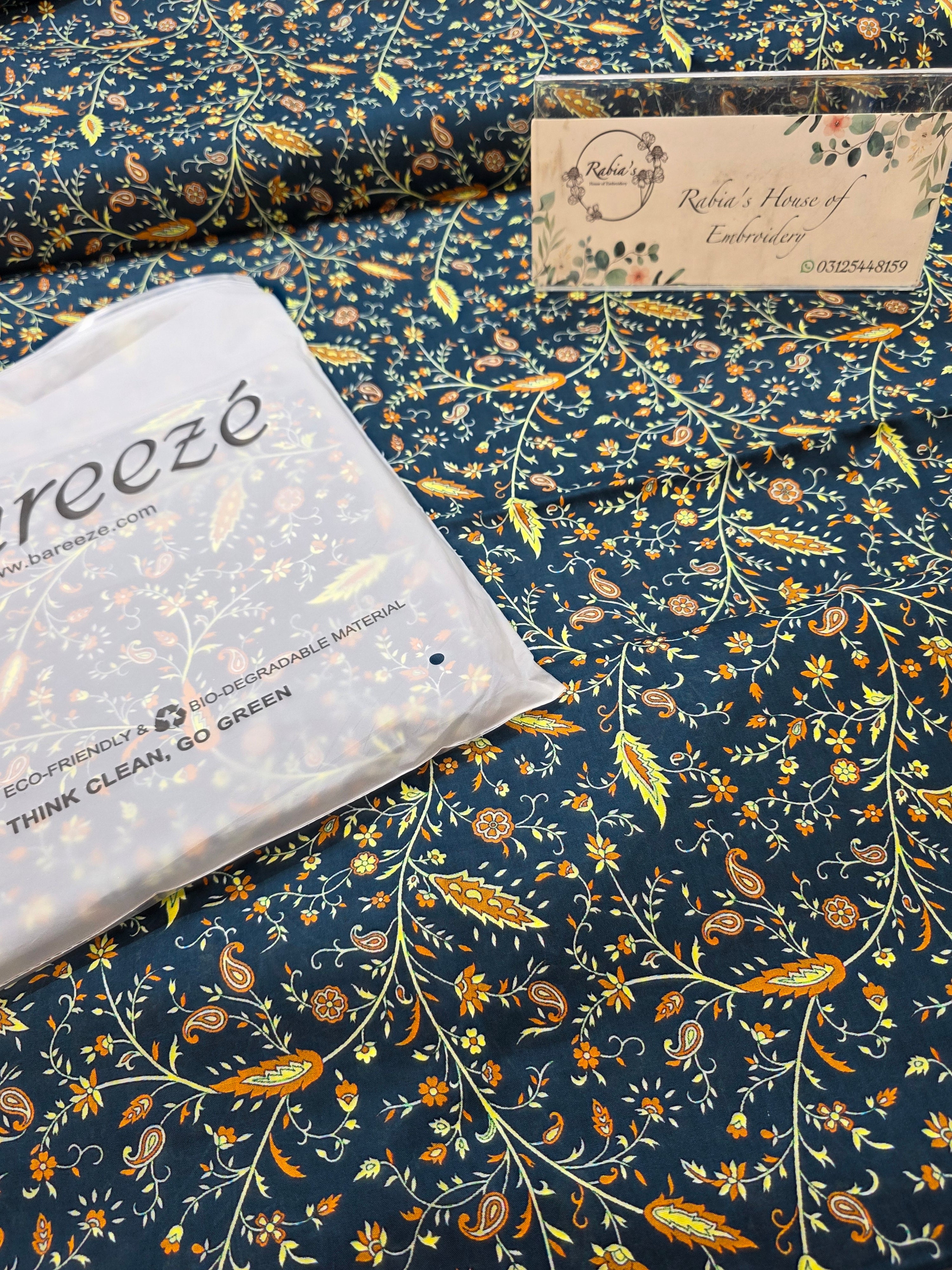 Bareeze lawn 2pc printed