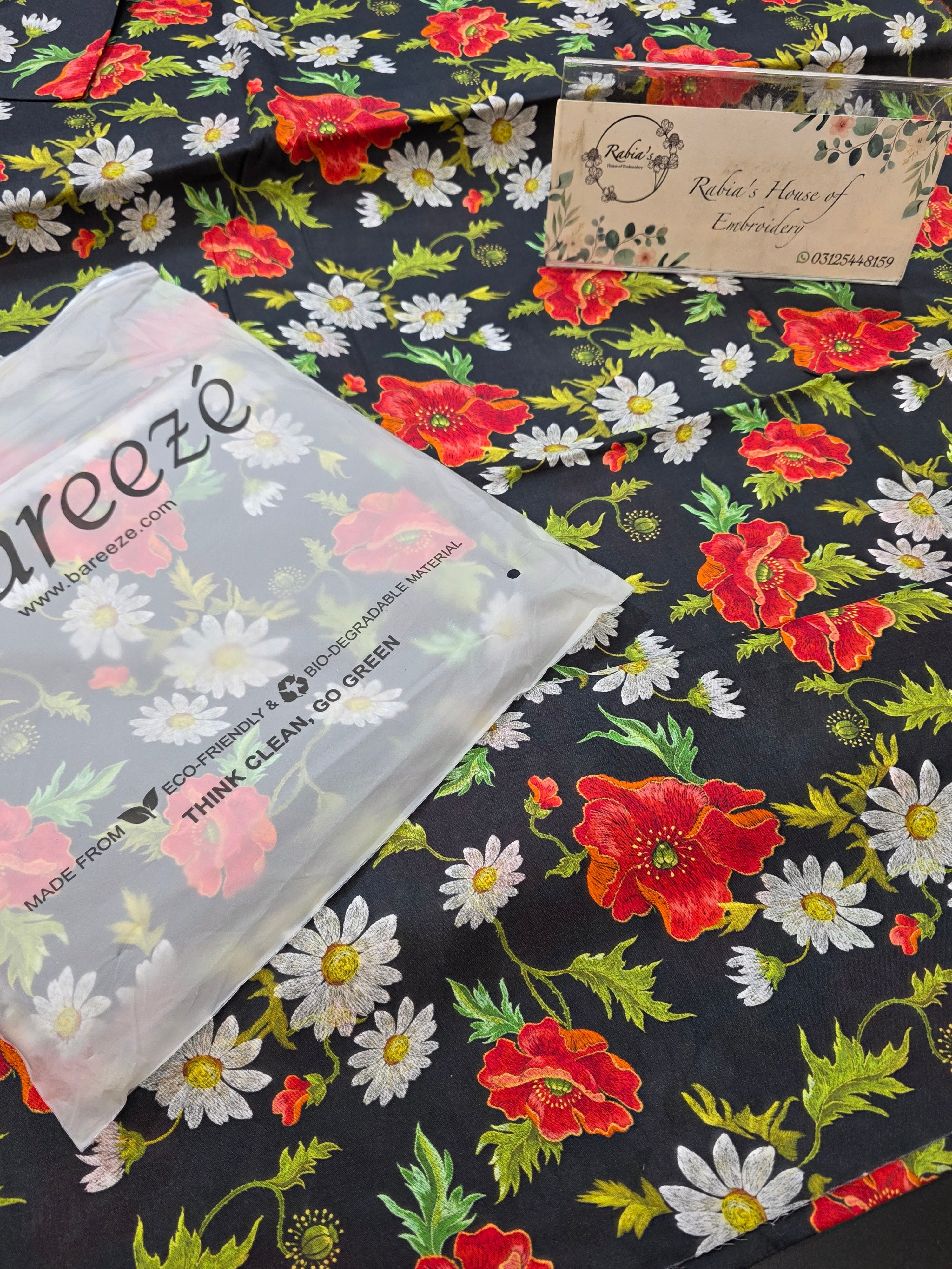 Bareeze lawn 2pc printed
