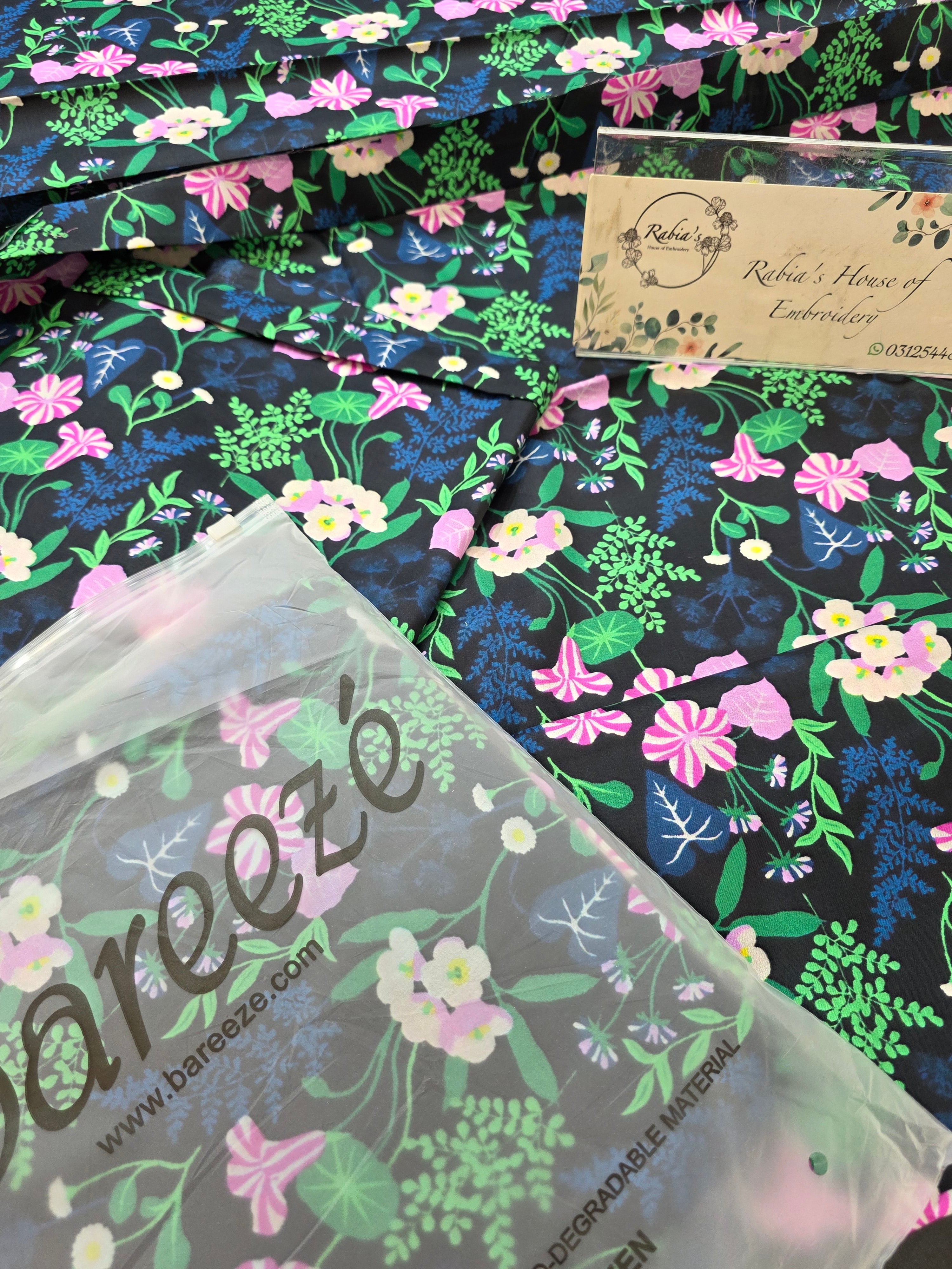 Bareeze lawn 2pc printed