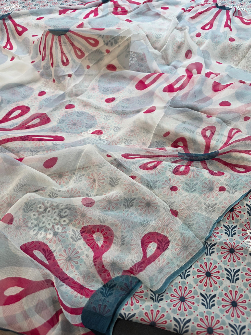 Bareeze lawn 3pc printed plus embroidery