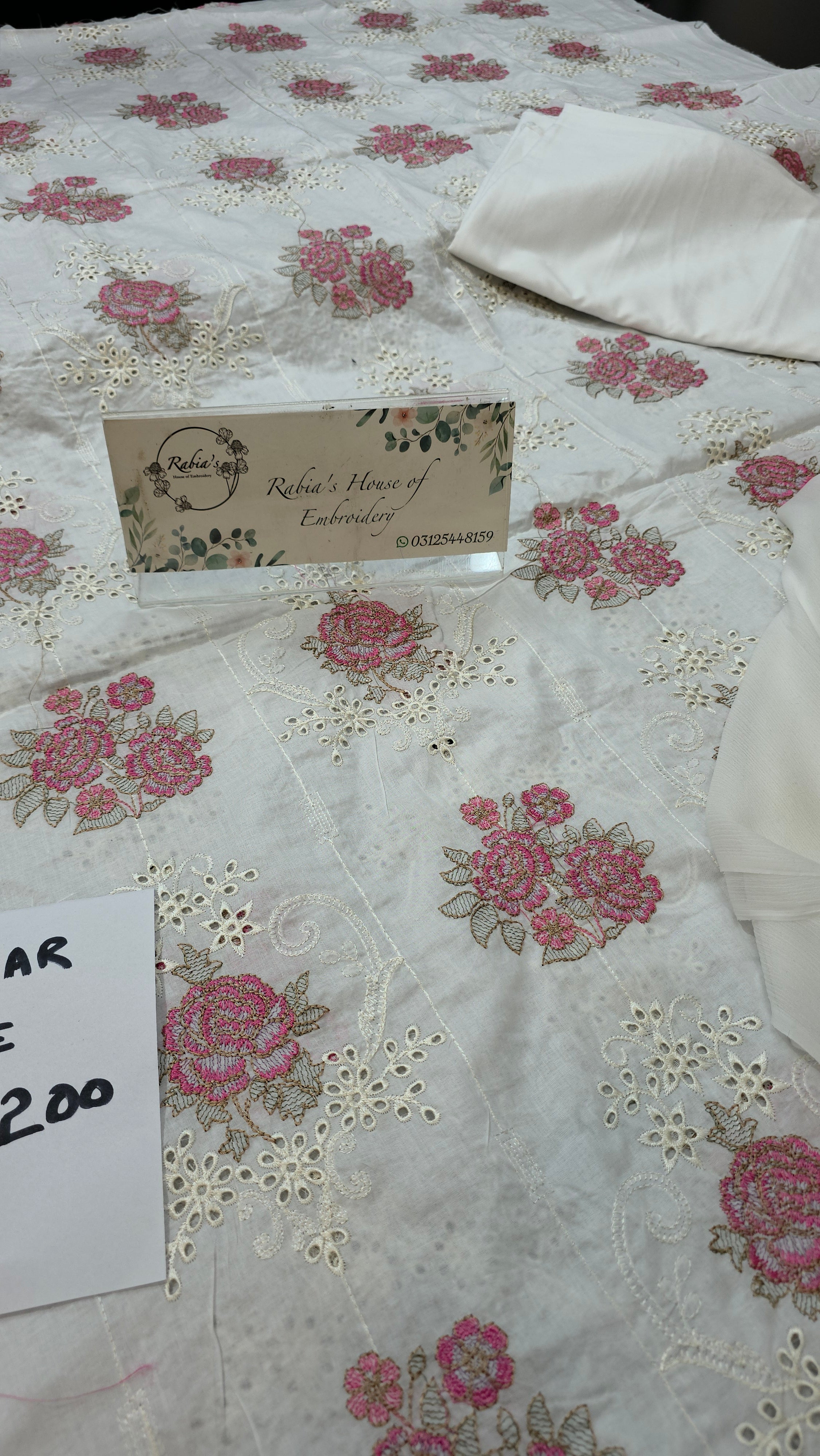 Bareeze lawn 3pc allover embroidered