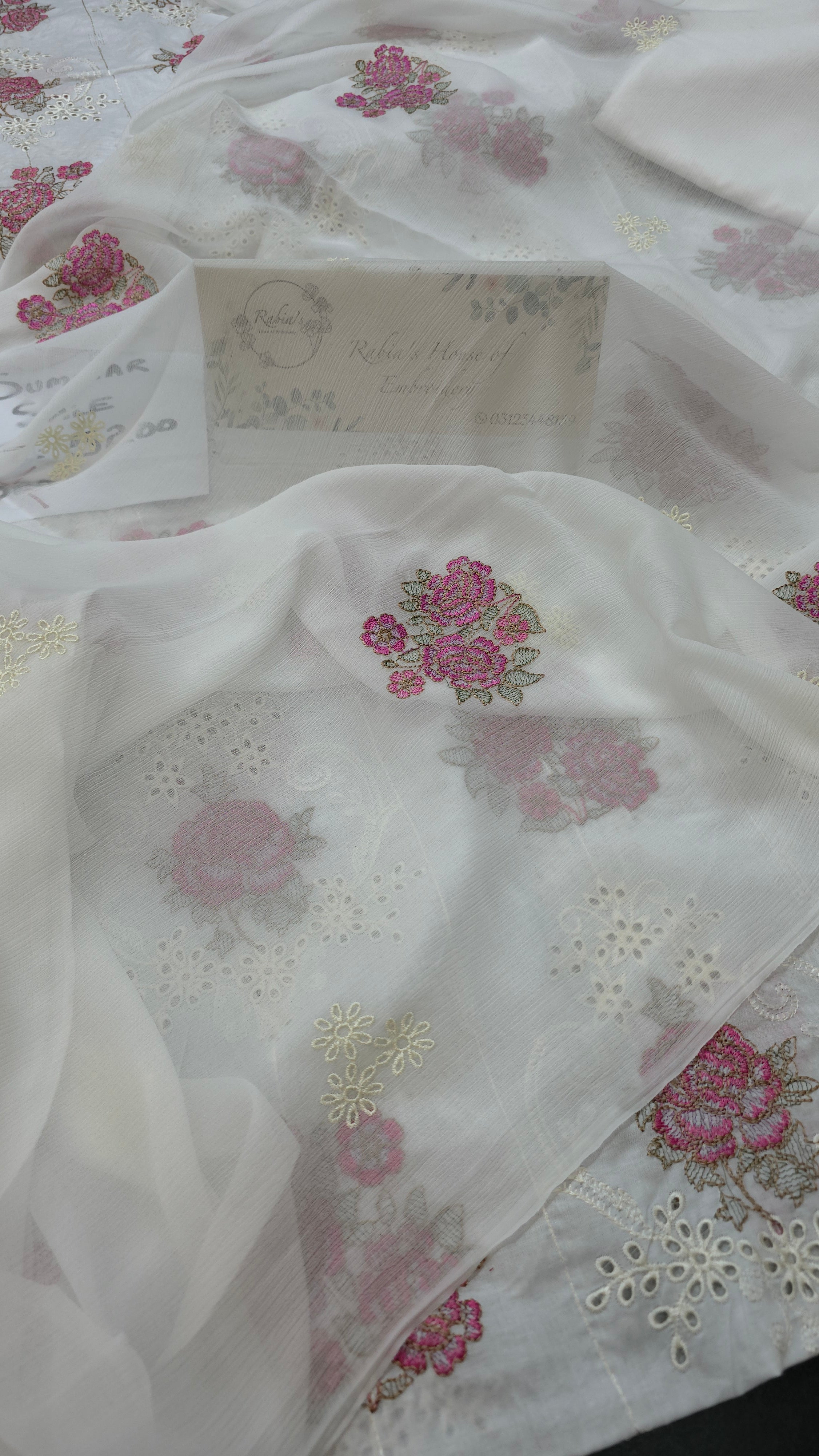 Bareeze lawn 3pc allover embroidered