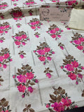 Bareeze lawn 3pc printed plus embroidered