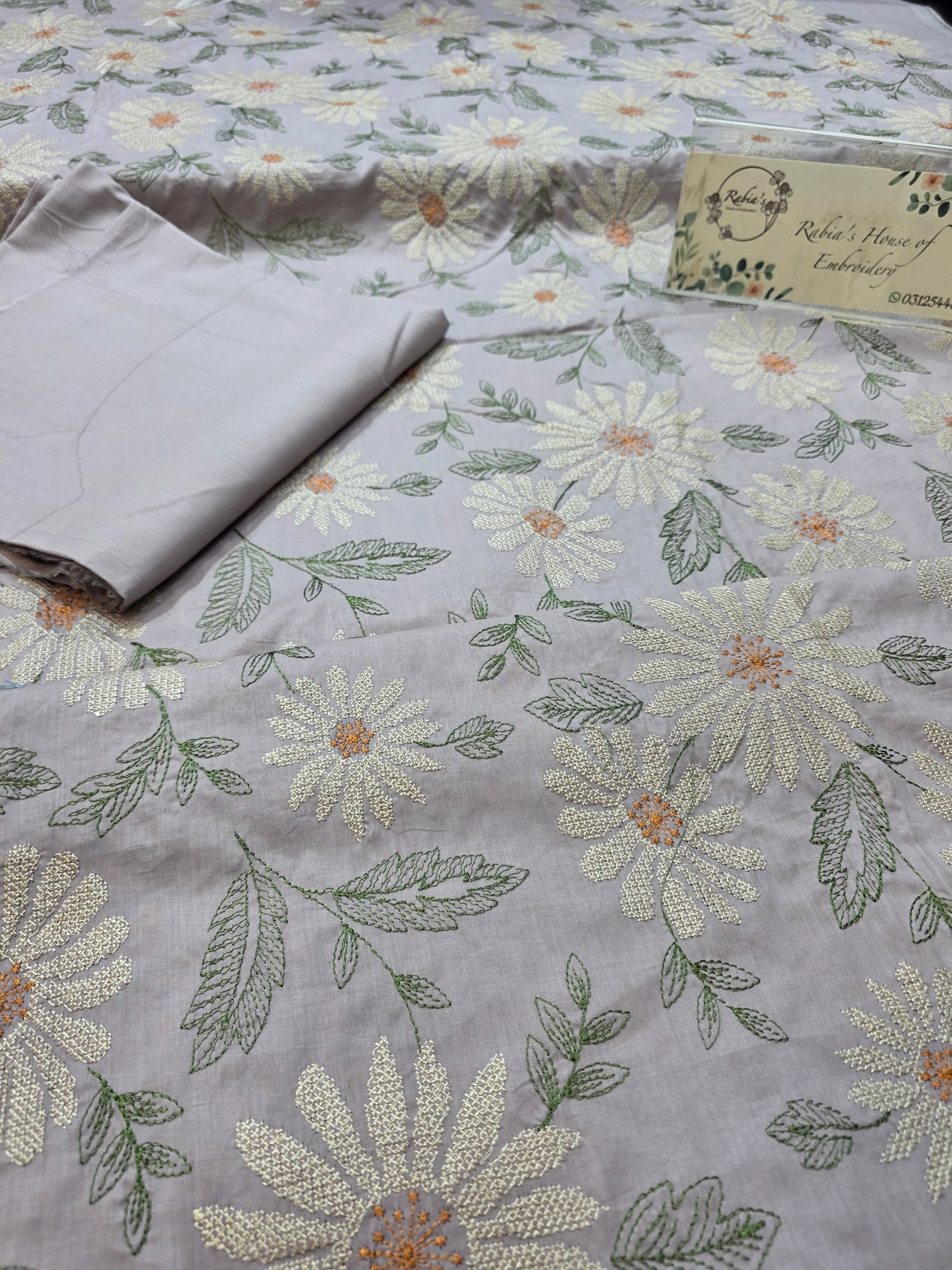 Bareeze lawn 3pc allover embroidered