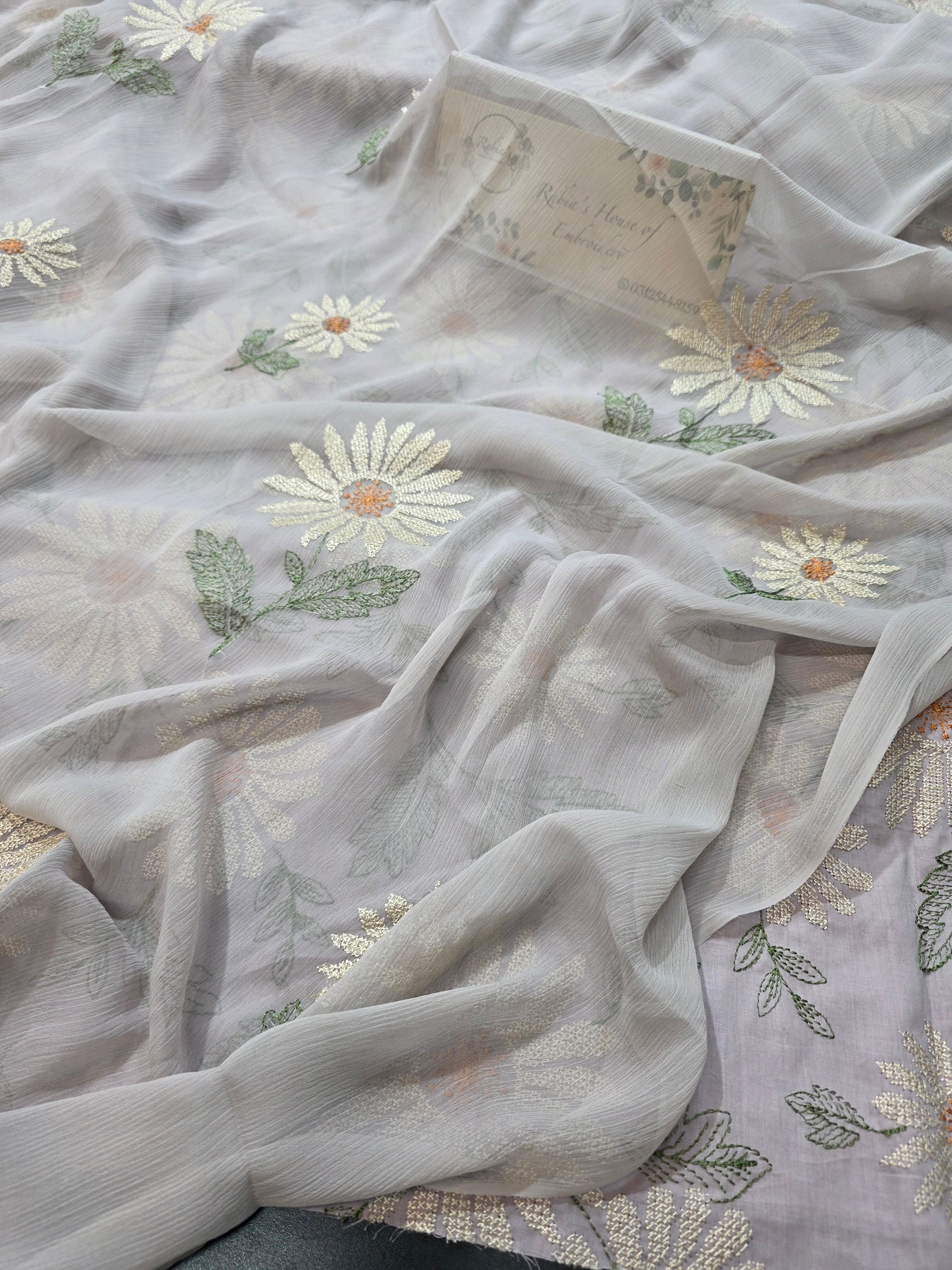 Bareeze lawn 3pc allover embroidered