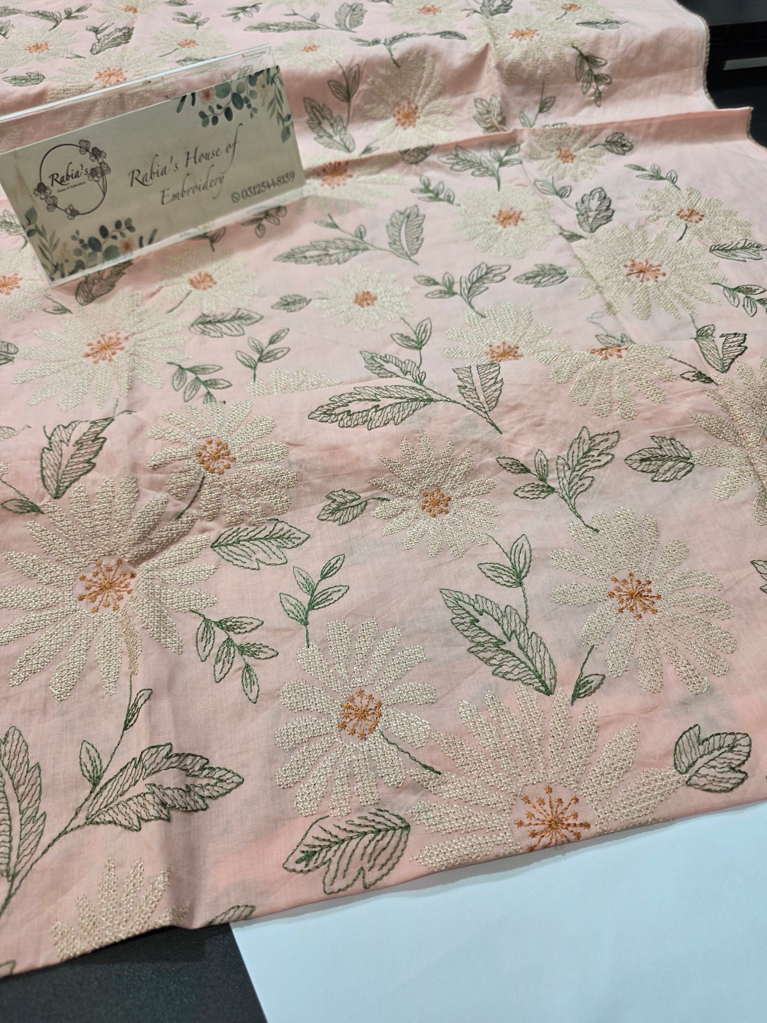 Bareeze lawn 3pc allover embroidered