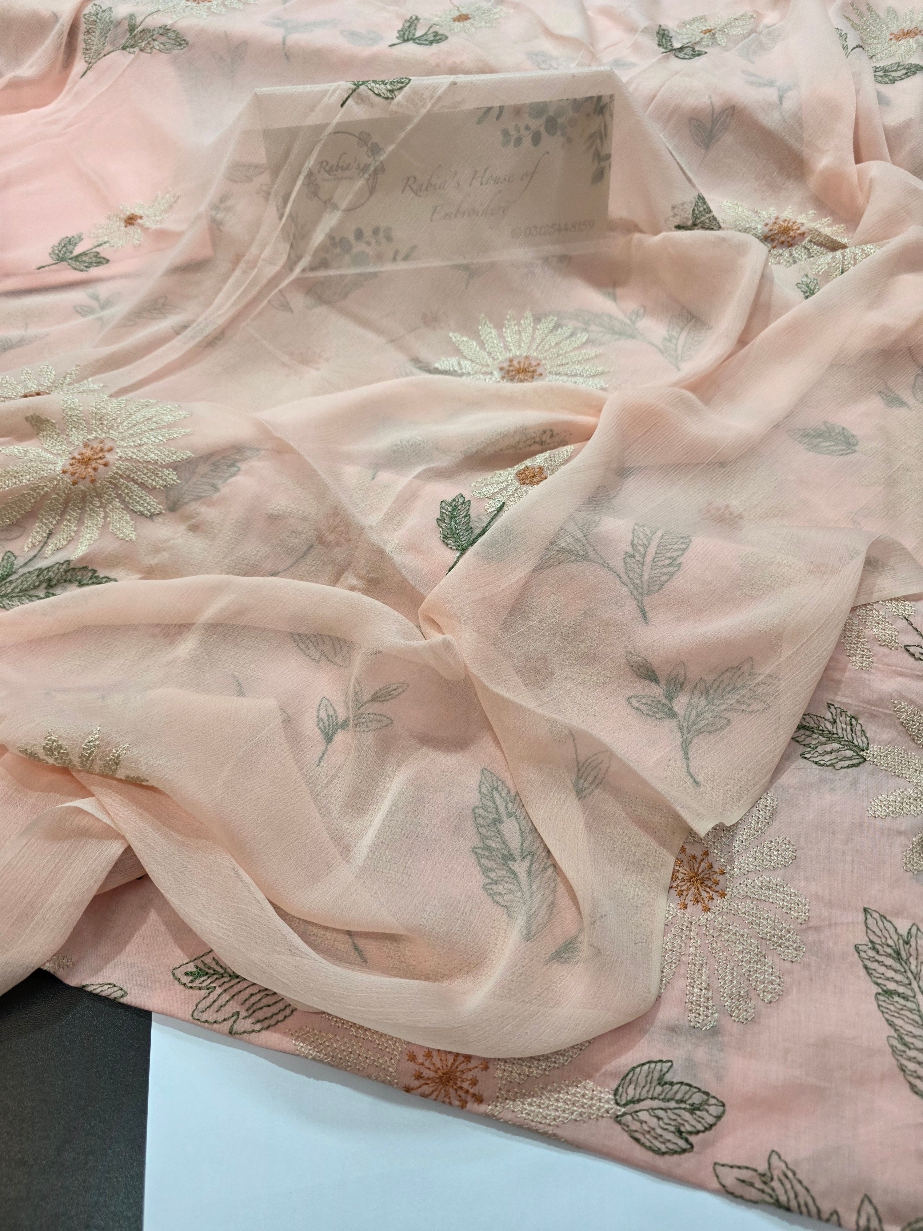 Bareeze lawn 3pc allover embroidered