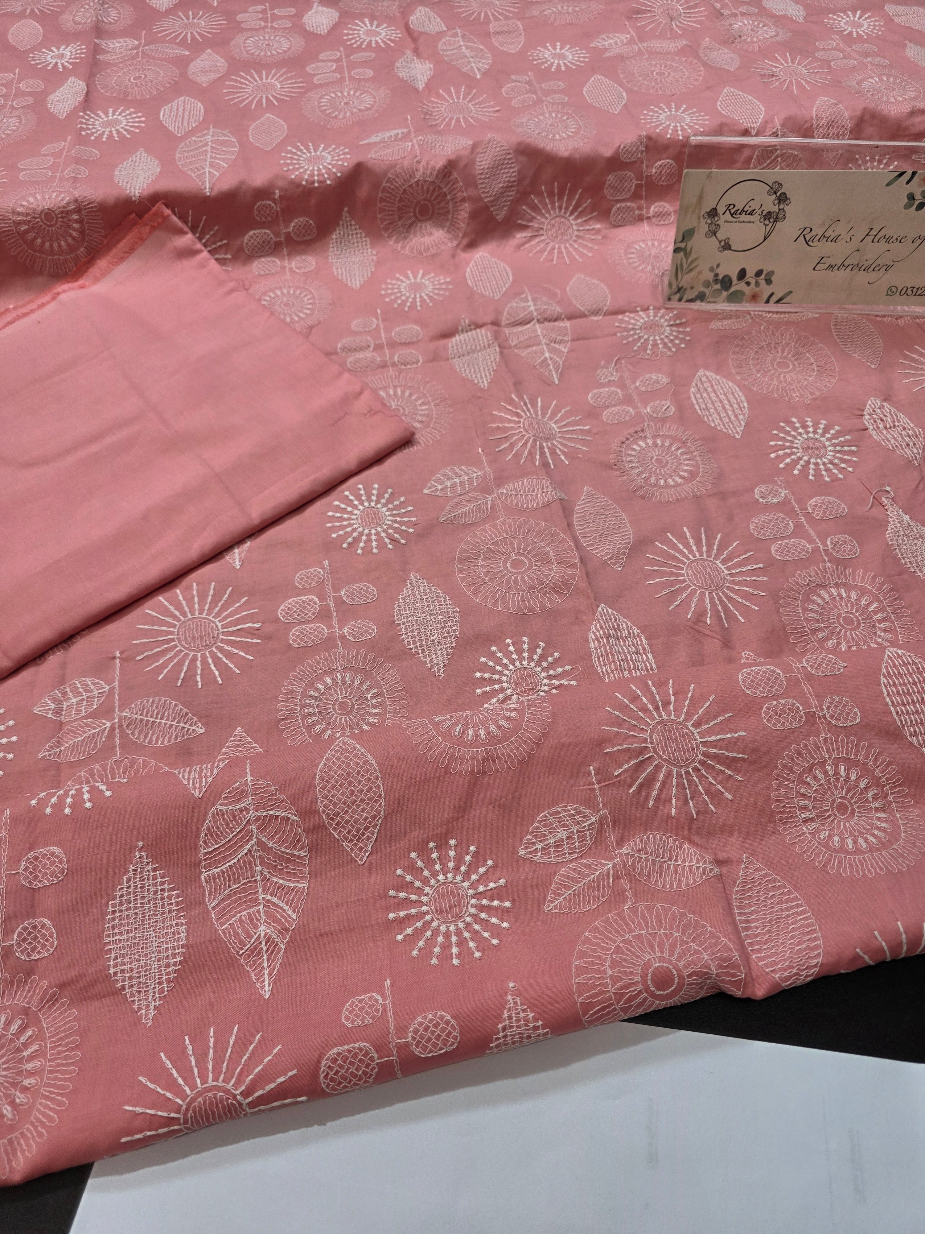 Bareeze lawn 3pc allover embroidered