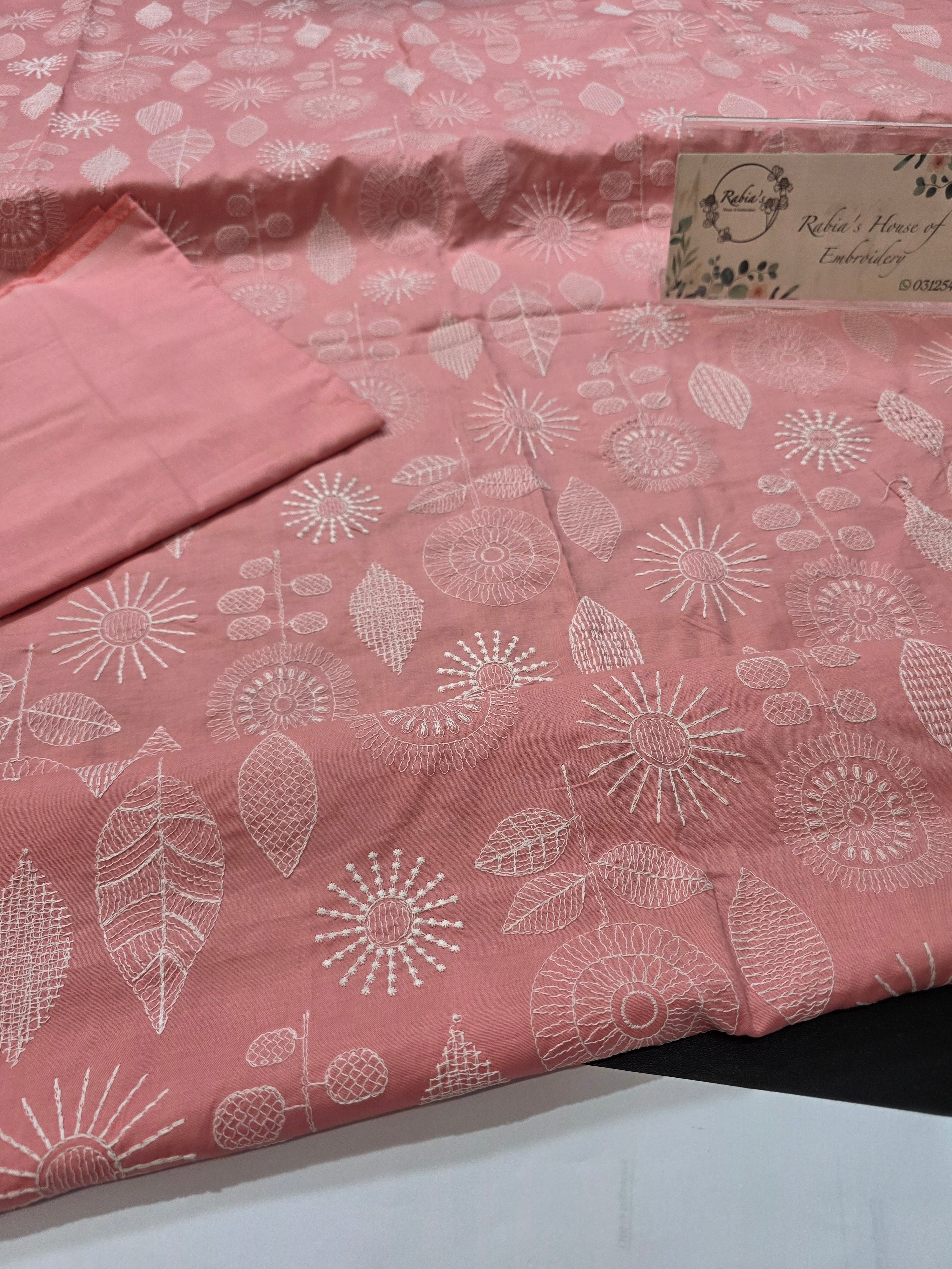 Bareeze lawn 3pc allover embroidered