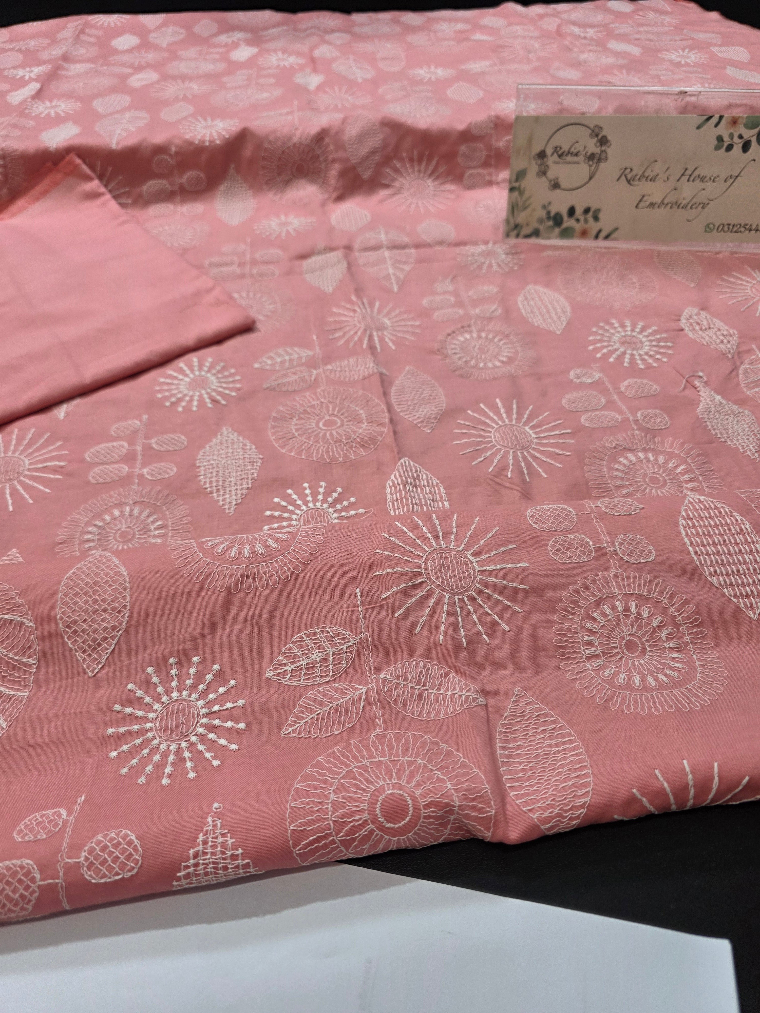 Bareeze lawn 3pc allover embroidered