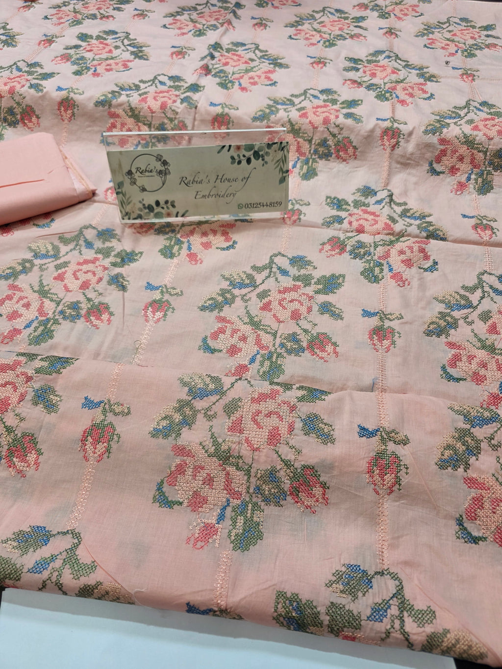 Bareeze lawn 3pc allover embroidered