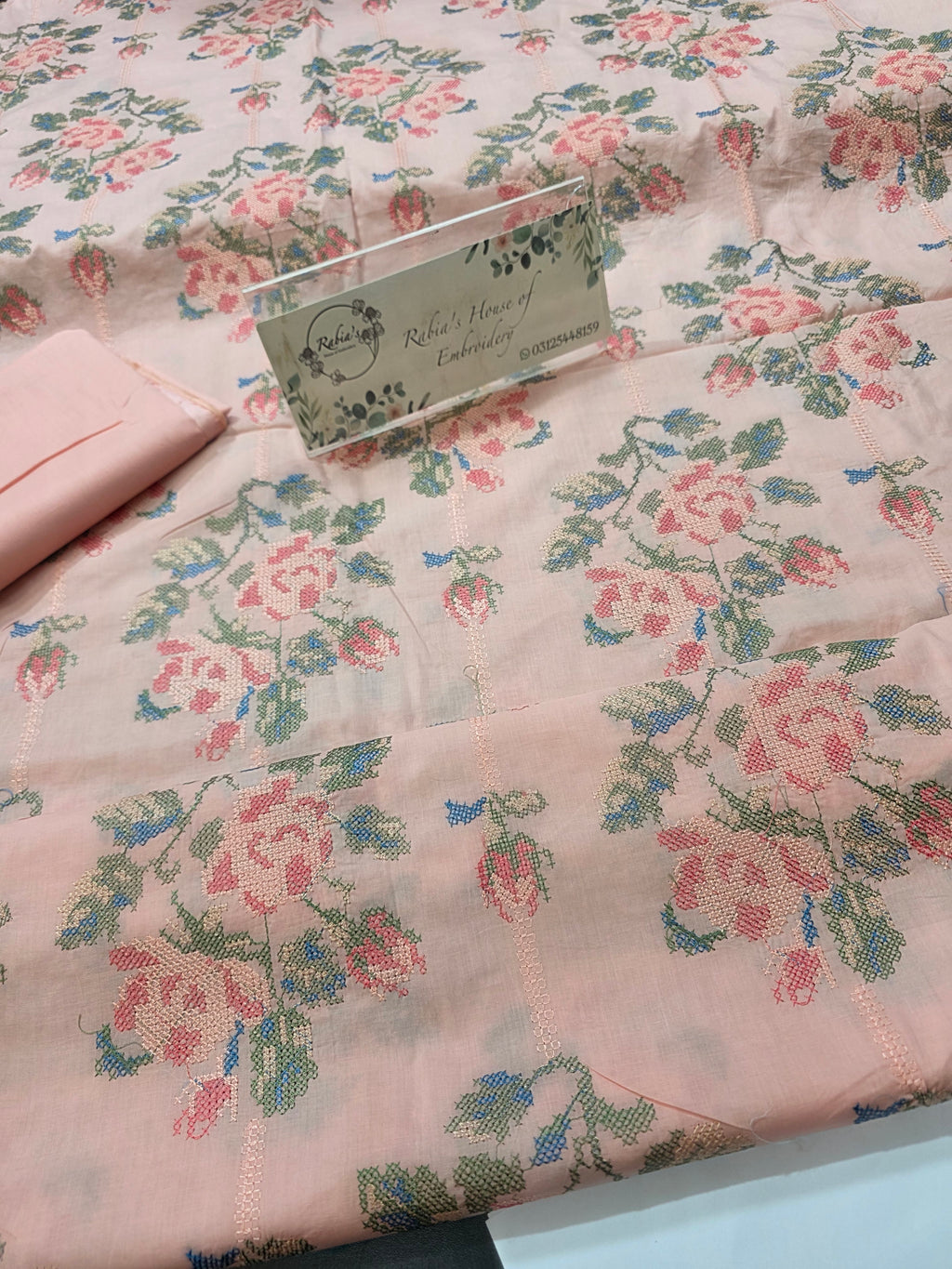 Bareeze lawn 3pc allover embroidered