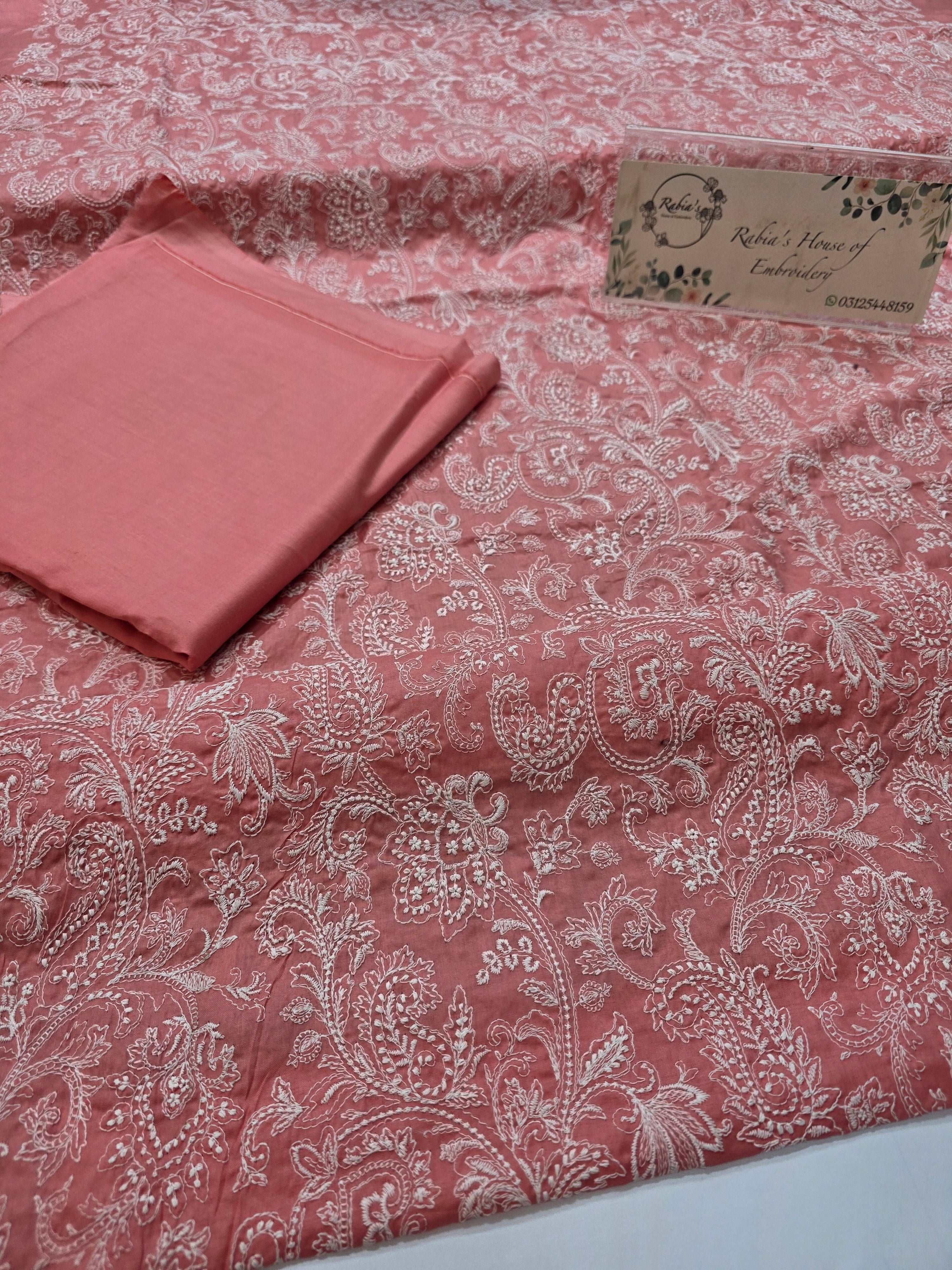 Bareeze lawn 3pc allover embroidered