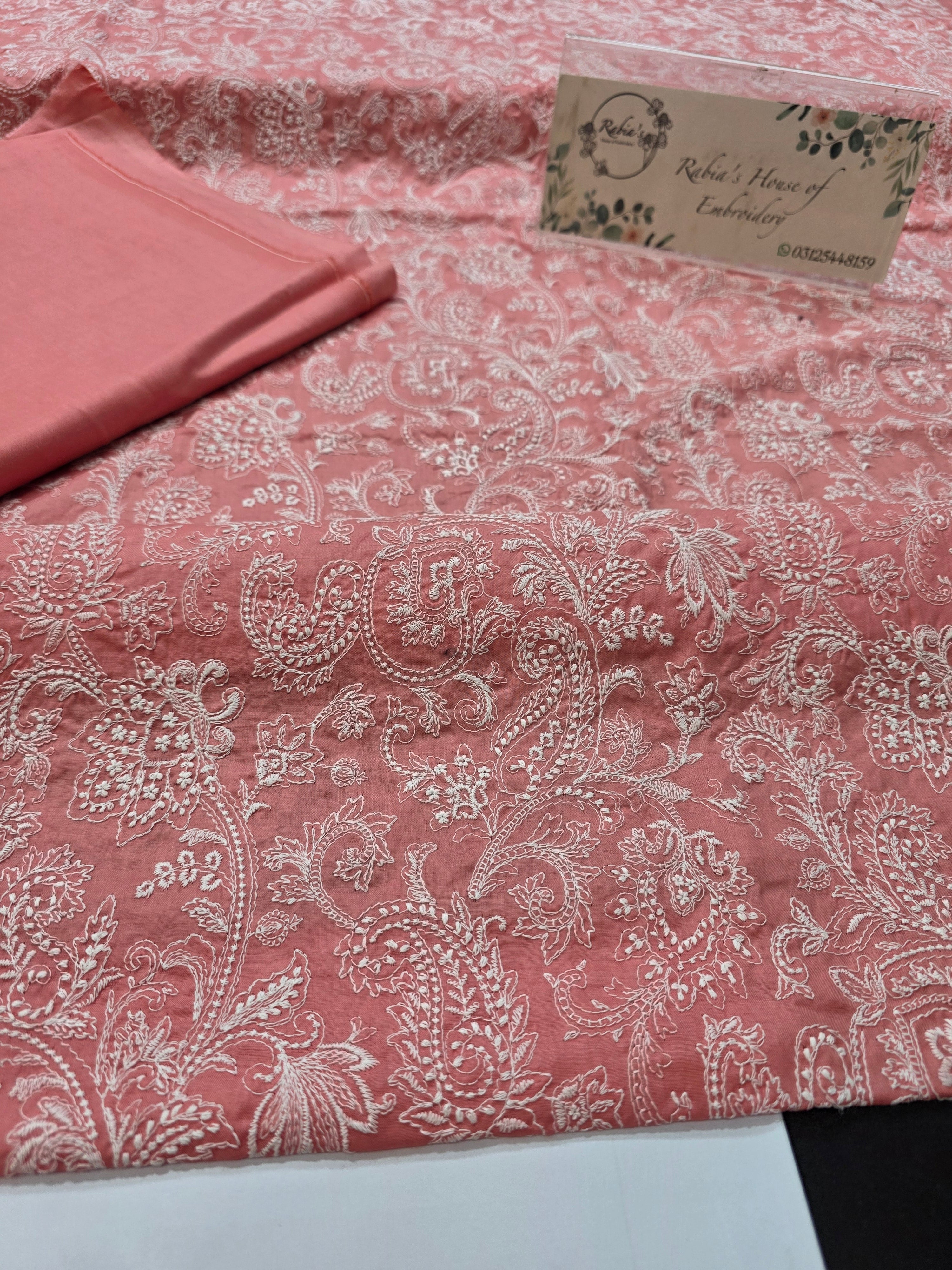 Bareeze lawn 3pc allover embroidered