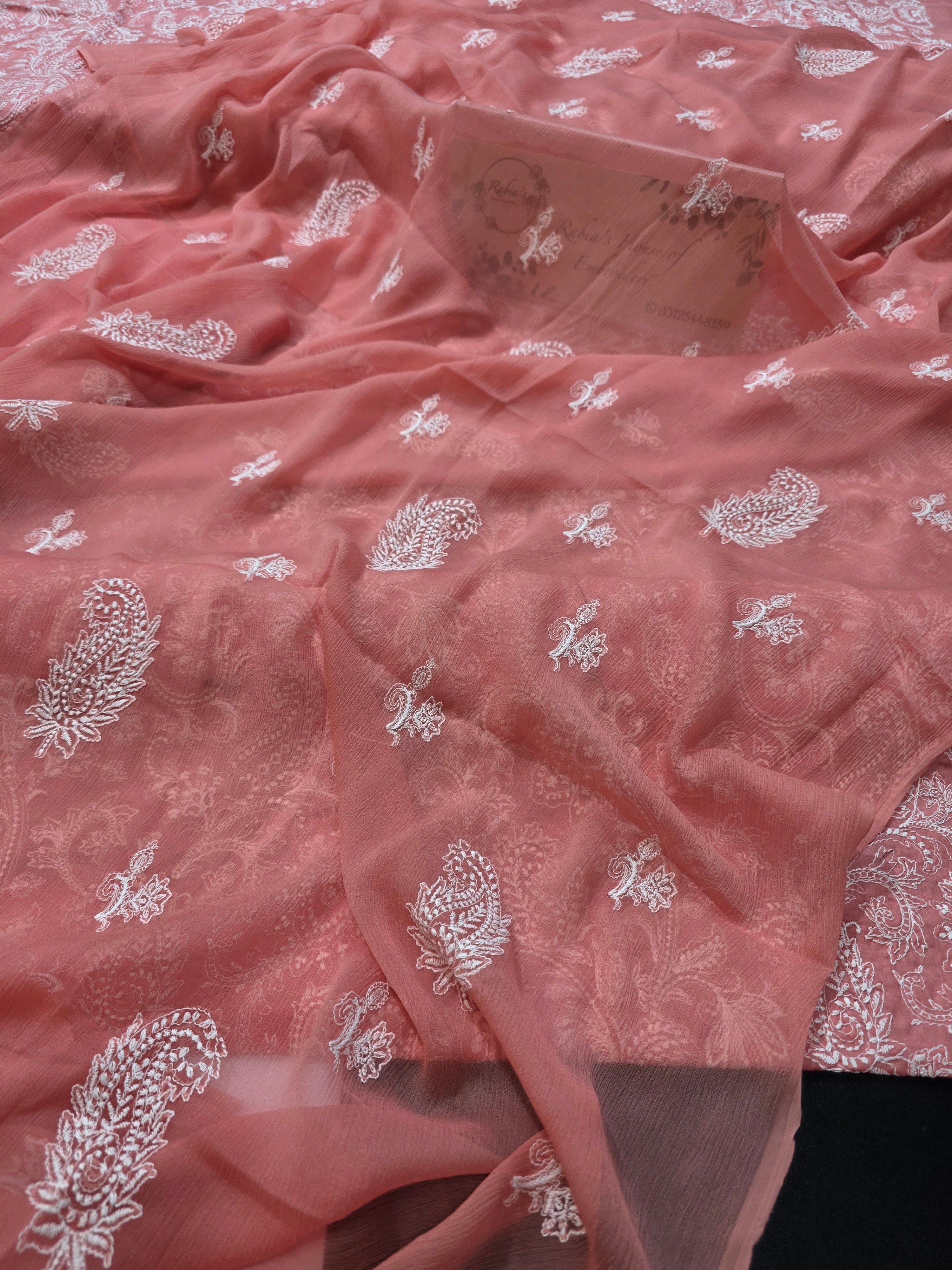 Bareeze lawn 3pc allover embroidered
