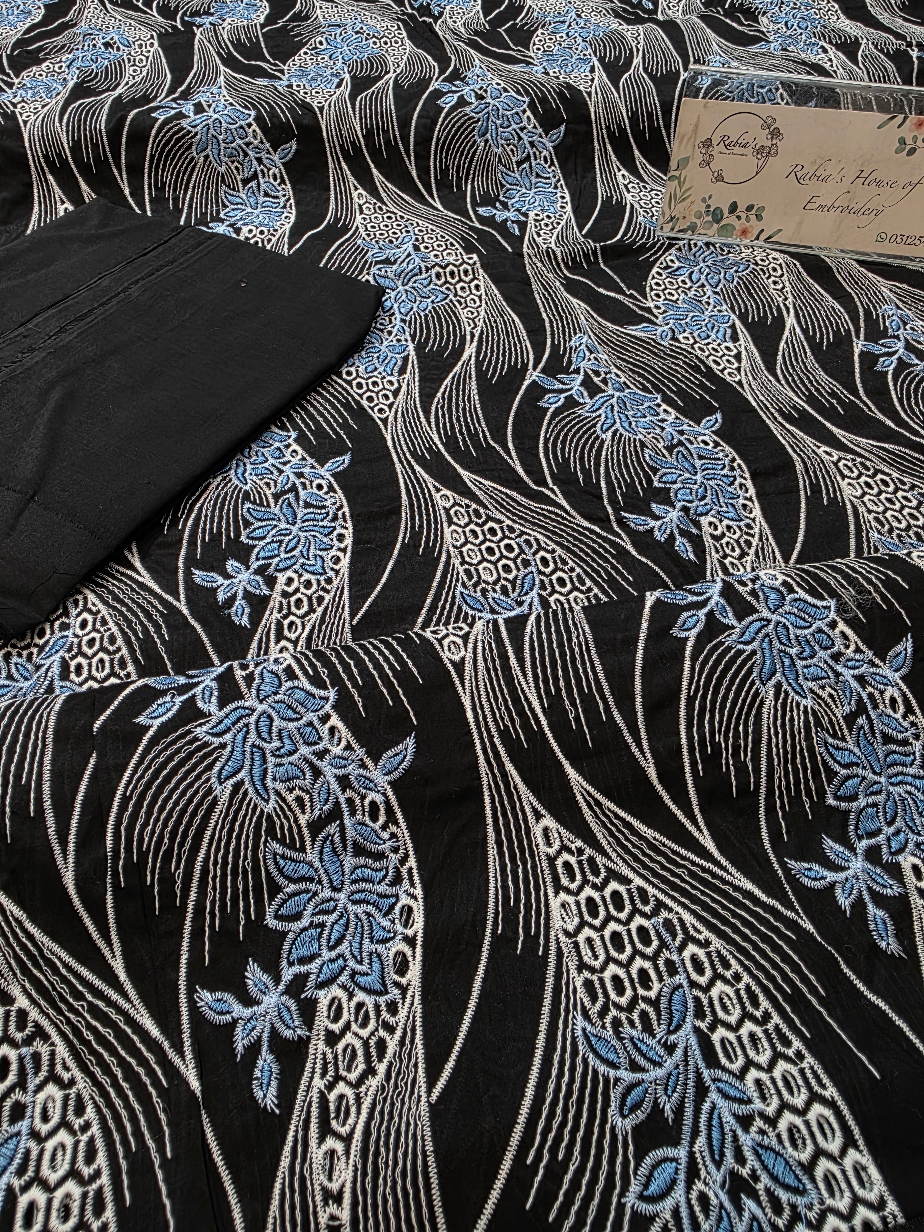 Bareeze lawn 3pc allover embroidered