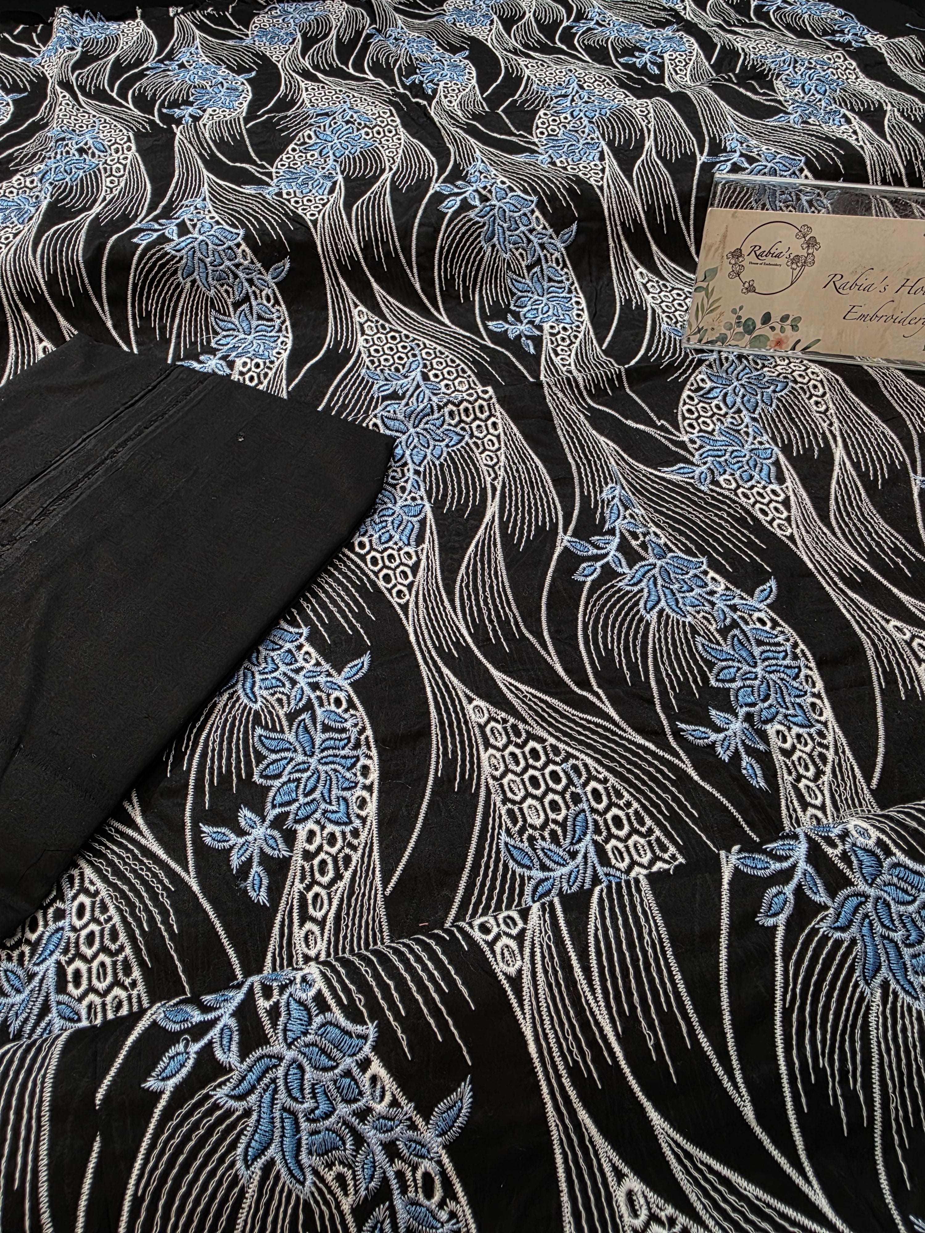 Bareeze lawn 3pc allover embroidered