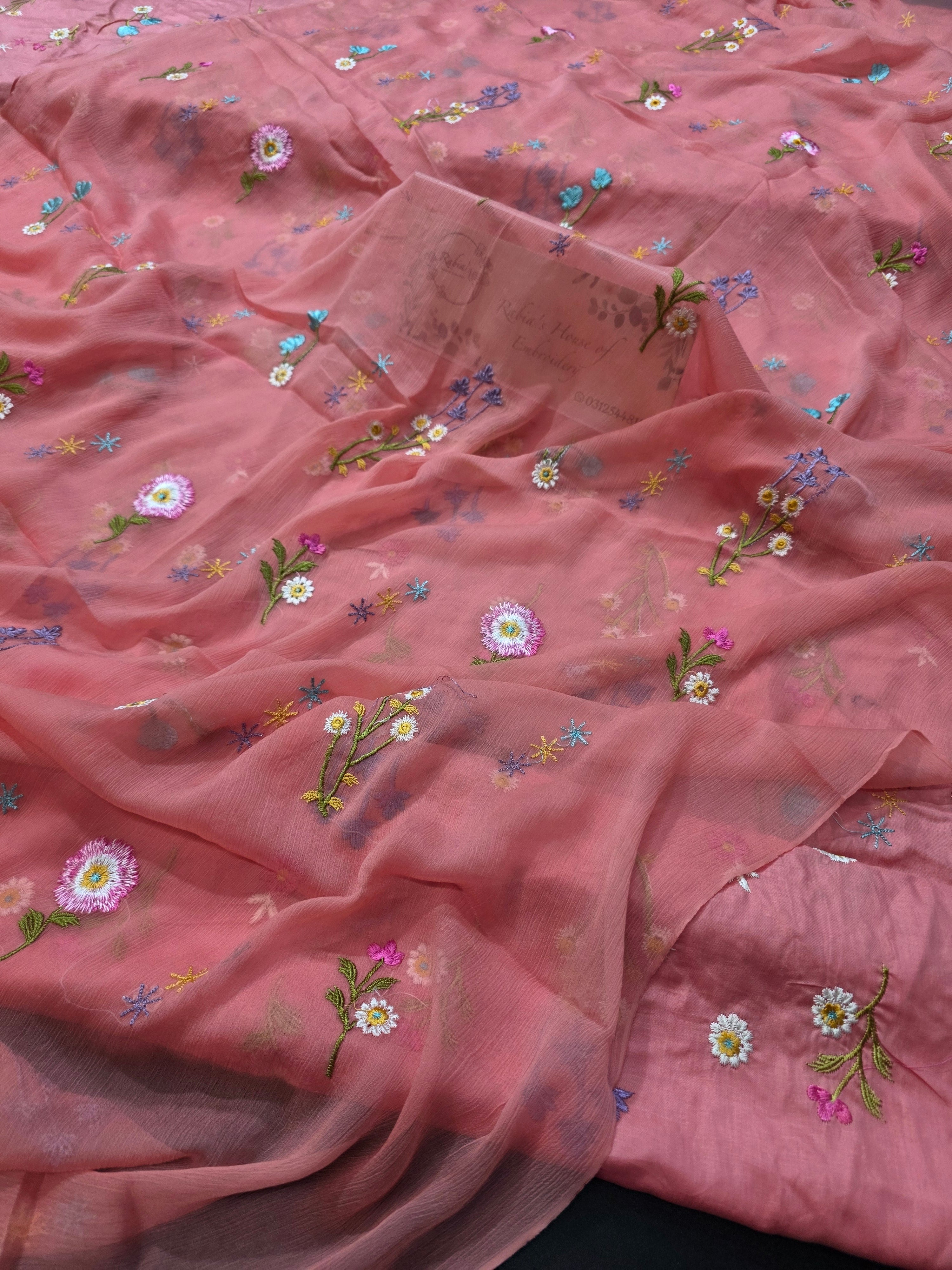 Bareeze lawn 3pc allover embroidered