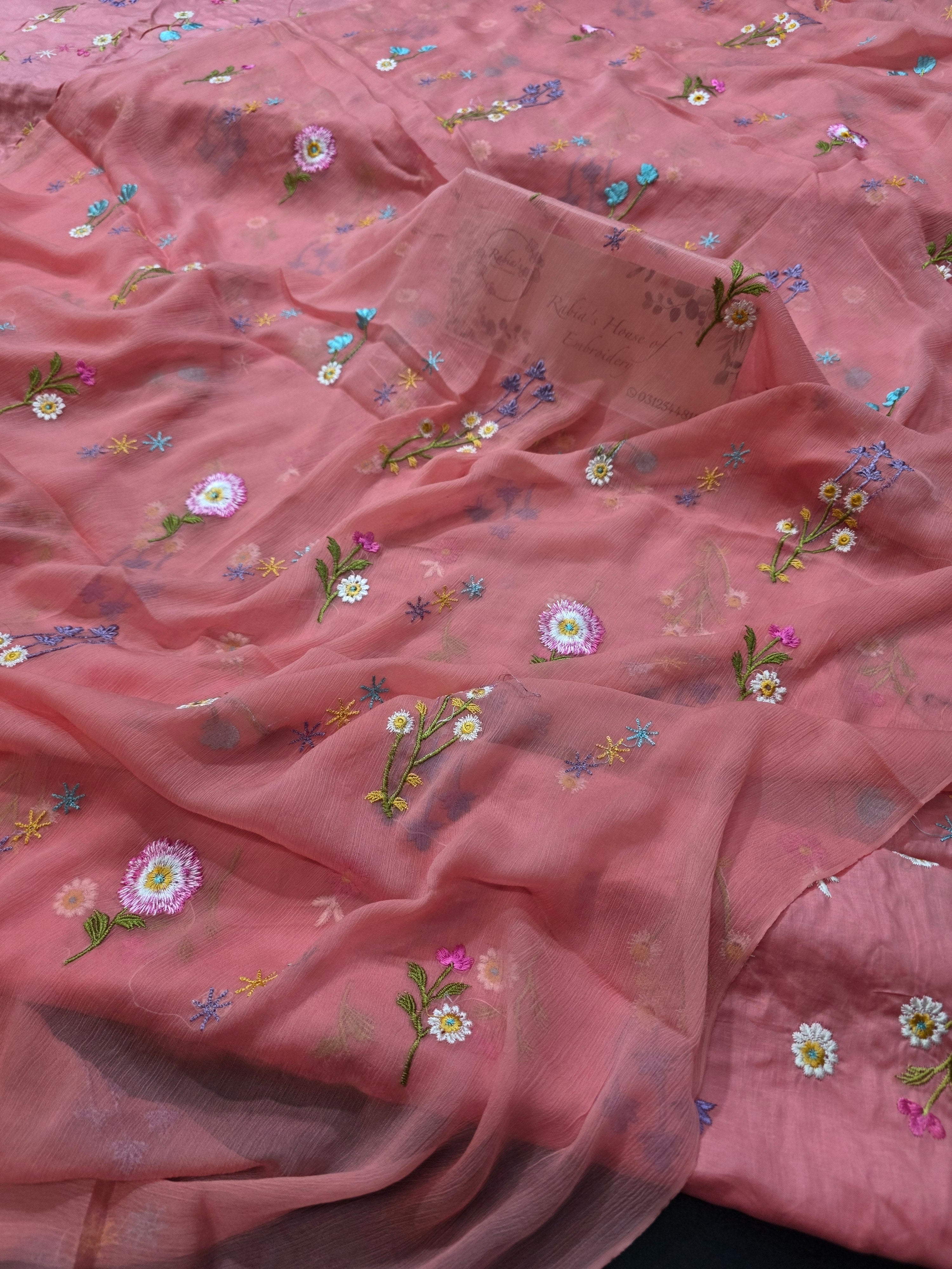 Bareeze lawn 3pc allover embroidered